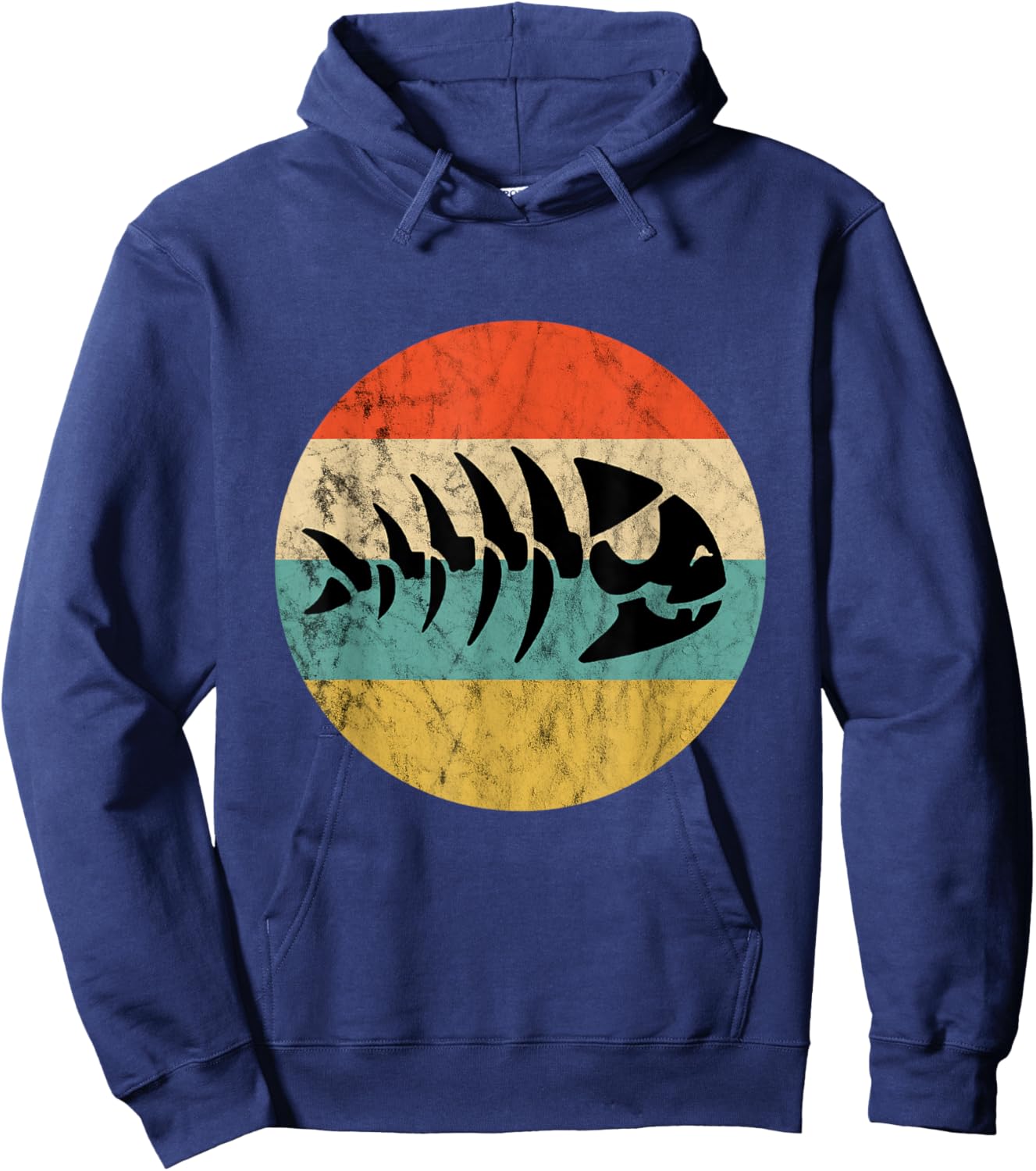 Pirate Fish Pastafari FSM Flying Spaghetti Monster Hoodie - Hoodie | Navy