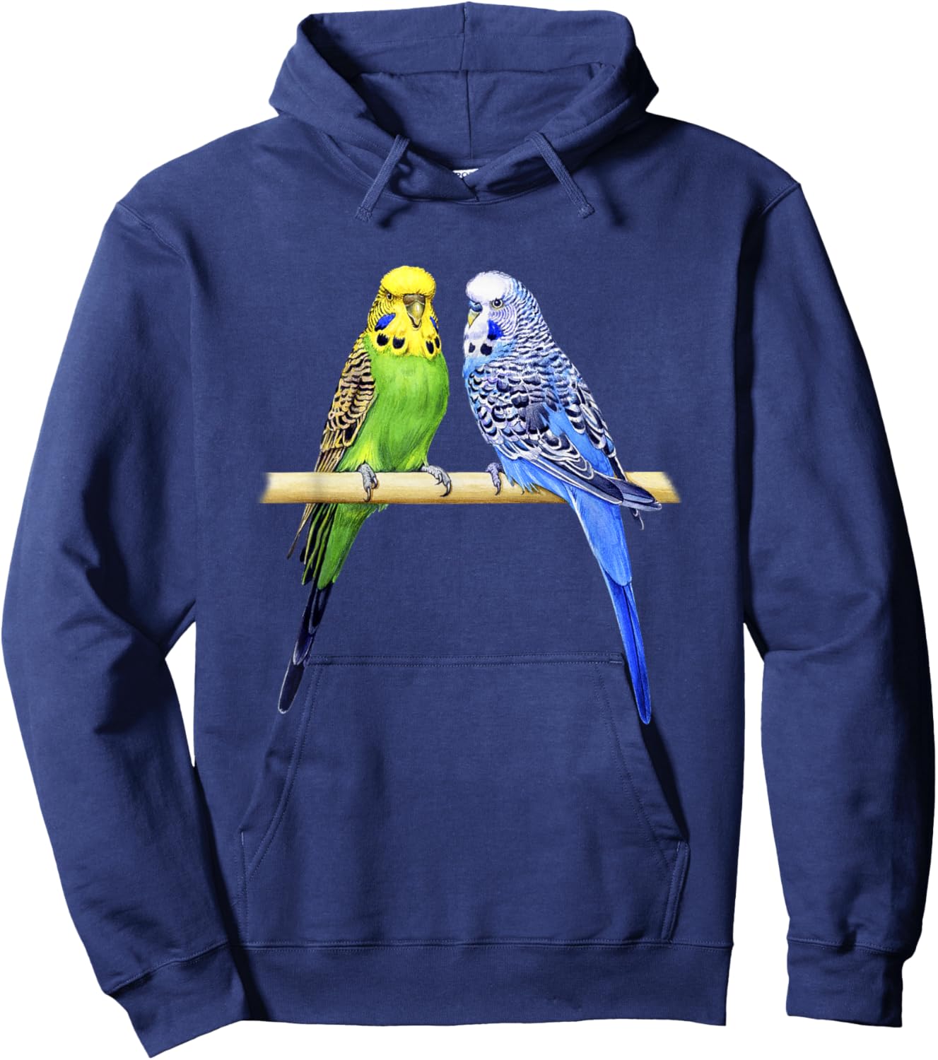 Colorful Parrots Parrot Birds Bird Lover Parakeets Hoodie - Hoodie | Navy