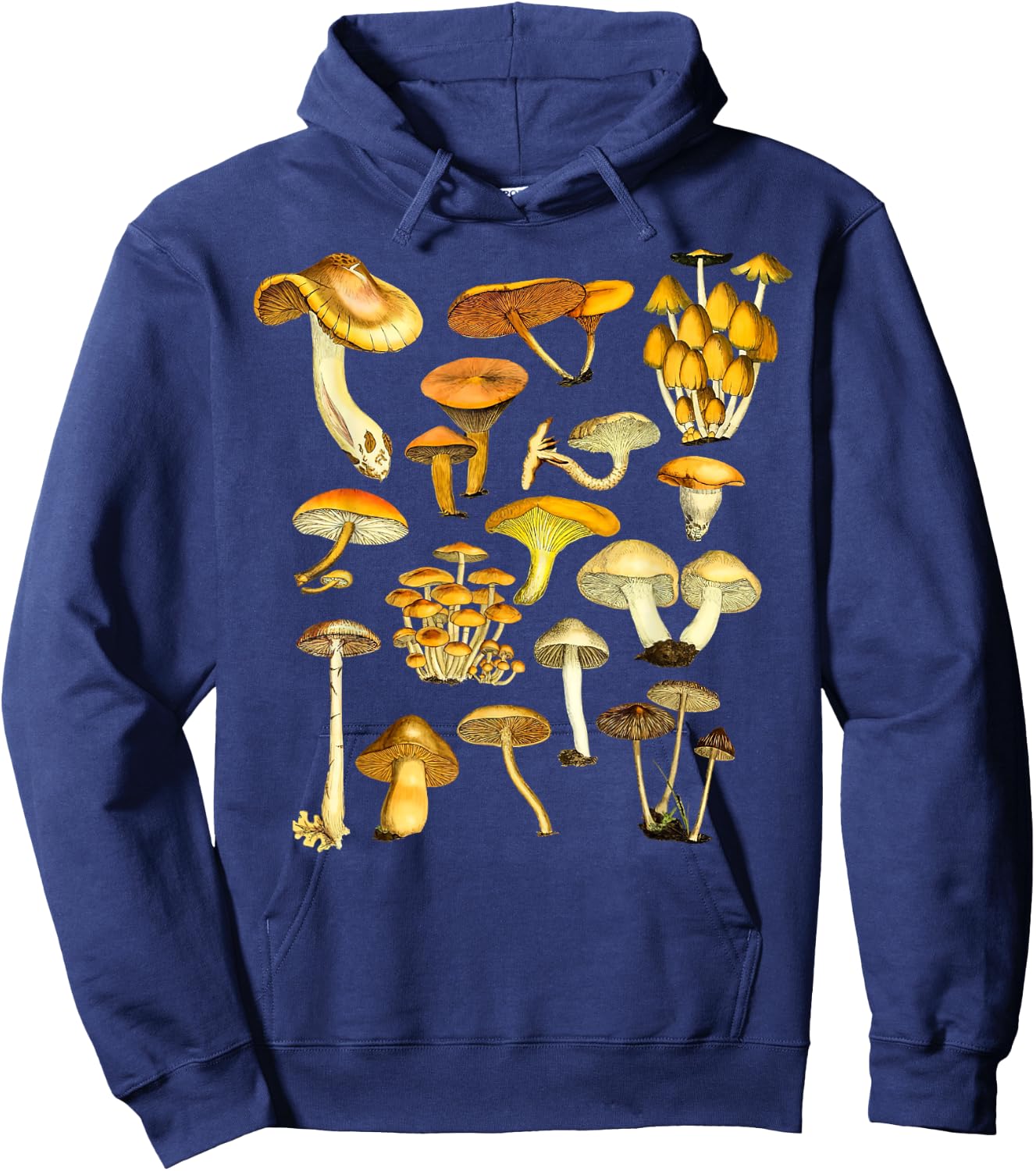 Mushroom Shirt Mycology Fungi Foraging Mushroom Whisperer Hoodie - Hoodie | Navy