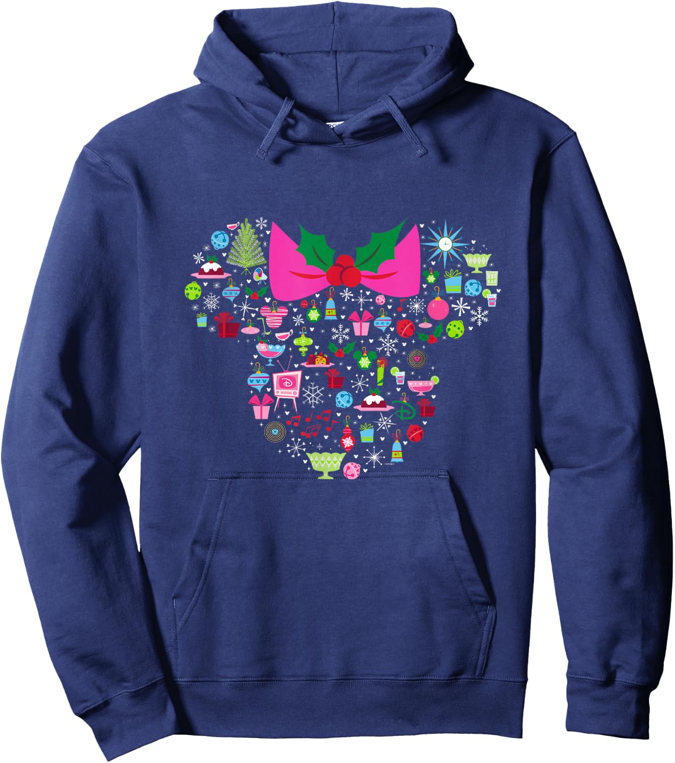 Disney Minnie Mouse Holiday Celebration Hoodie - Hoodie | Navy