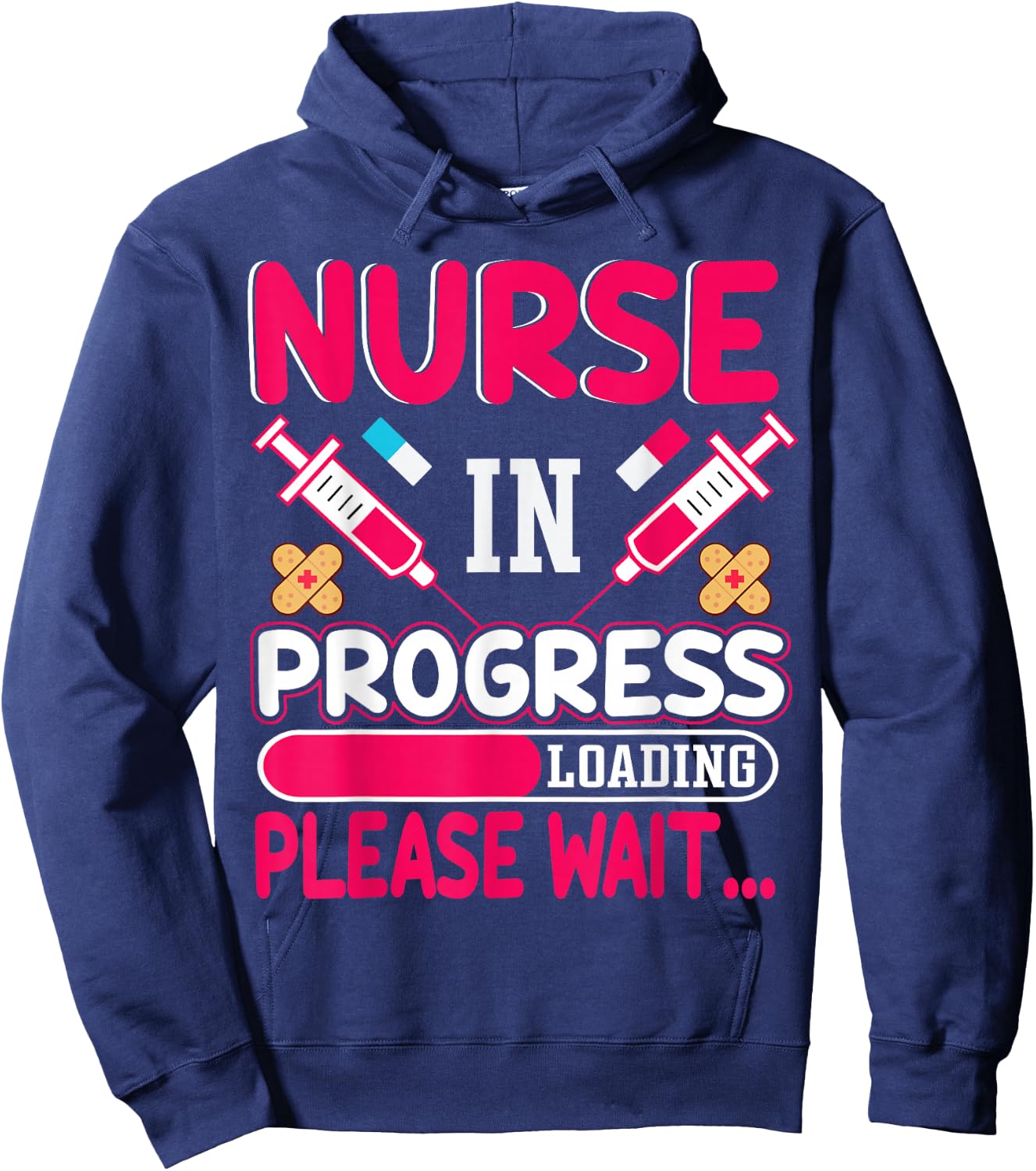 Nurse is Loading Please Wait Hoodie - Hoodie | Navy