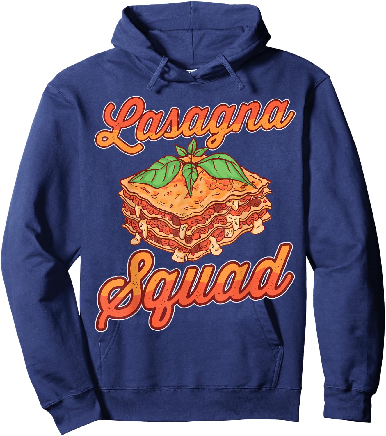 Lasagna Squad Italian Lasagne Hoodie - Hoodie | Navy