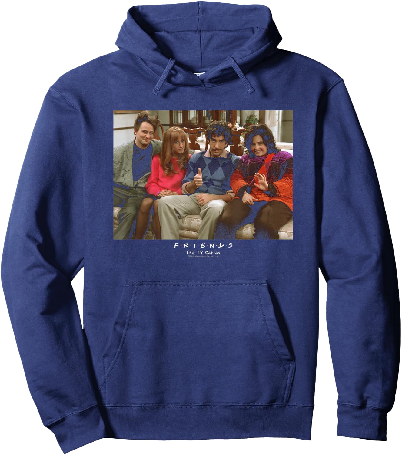 Friends Throwback Hoodie - Hoodie | Navy