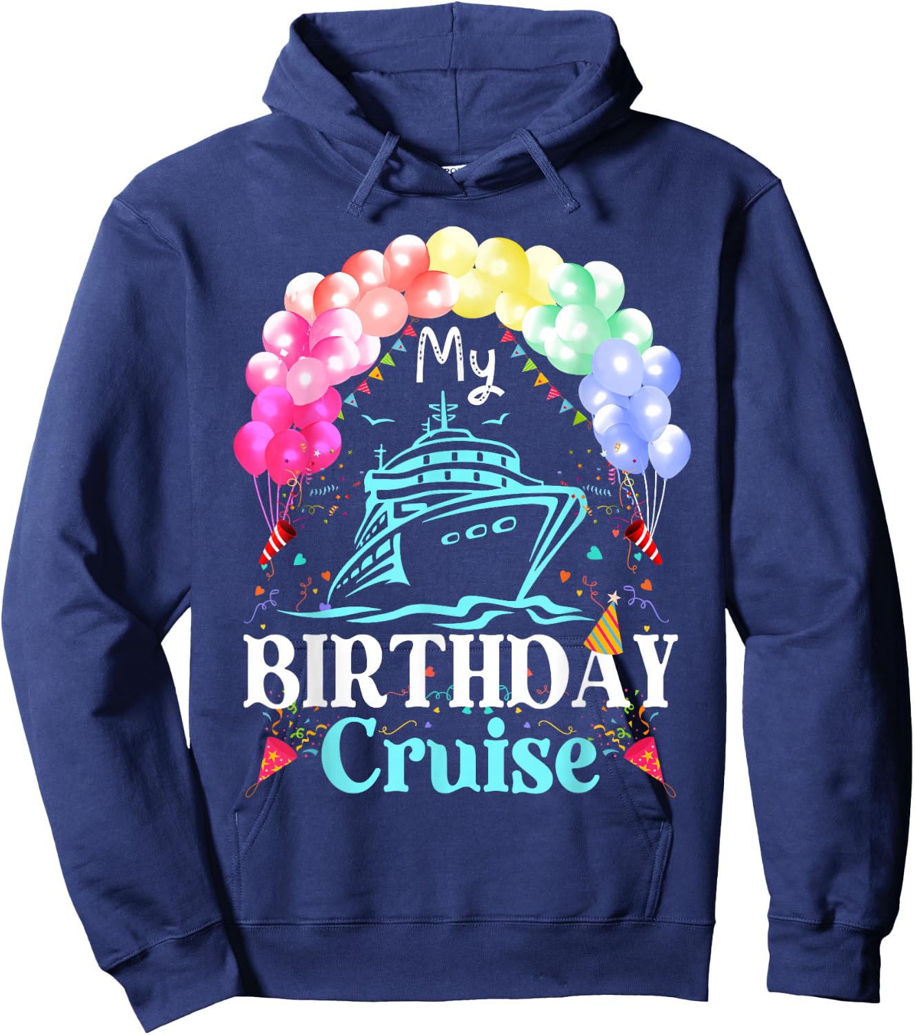 Birthday Cruise Squad Making Memories Together Men Women Kid Hoodie - Hoodie | Navy