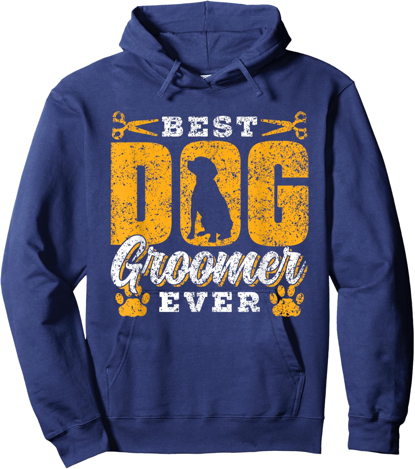 Best Dog Groomer Ever Grooming Dogs Cute Hoodie - Hoodie | Navy