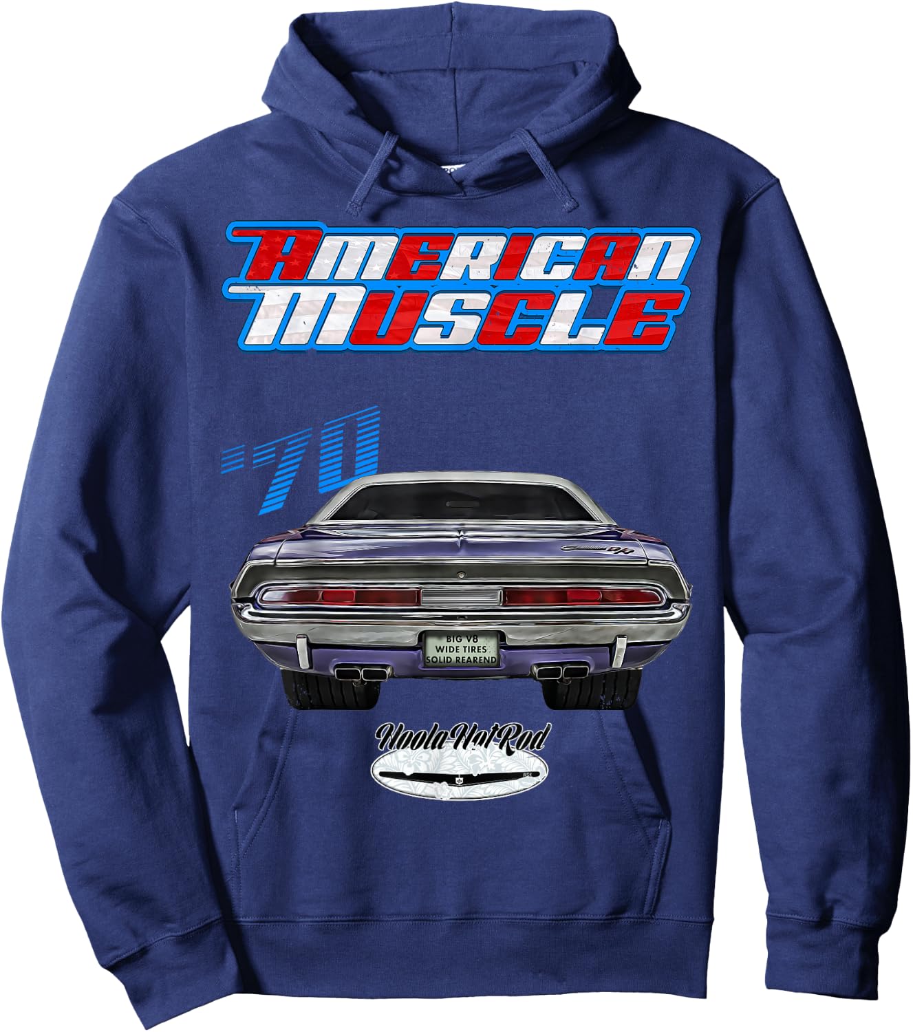 1970 Challenger,Hot Rod,Muscle Car,Magnum,R/T SE,440,Rally Hoodie - Hoodie | Navy