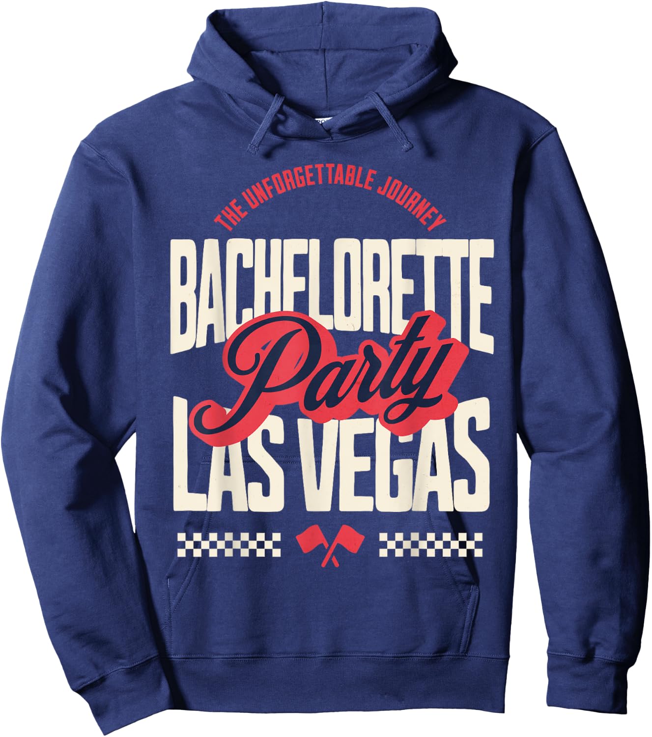 Bachelorette Party Las Vegas Matching Bride Favor Souvenir Hoodie - Hoodie | Navy