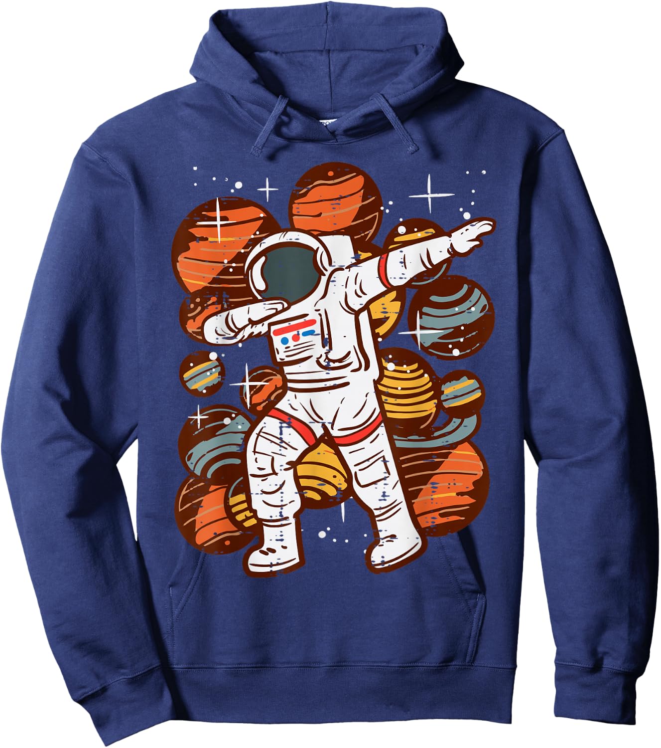 Dabbing Astronaut Planets Space Dance Boys Girls Kids Youth Hoodie - Hoodie | Navy