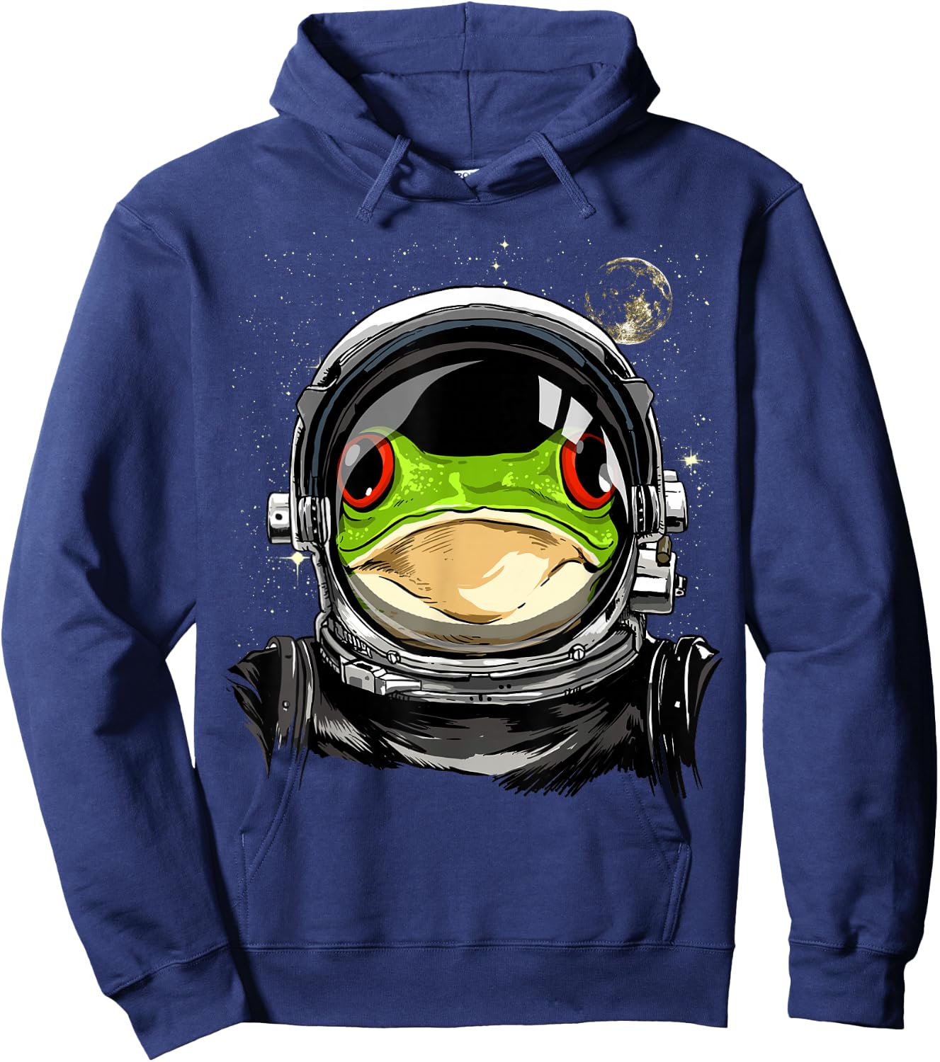 Astronaut Frog Shirt Spaceman Animal Galaxy Space Lover Hoodie - Hoodie | Navy