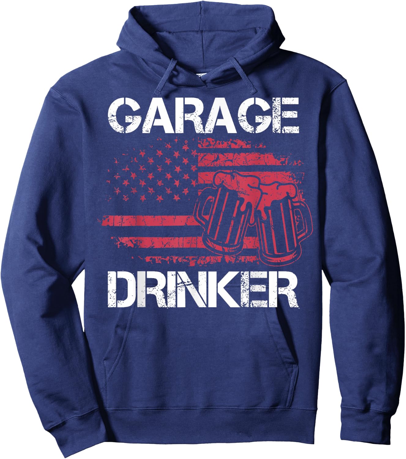 Brewery Lovers Garage Drinker Beer Drinkers Beer Lovers Hoodie - Hoodie | Navy
