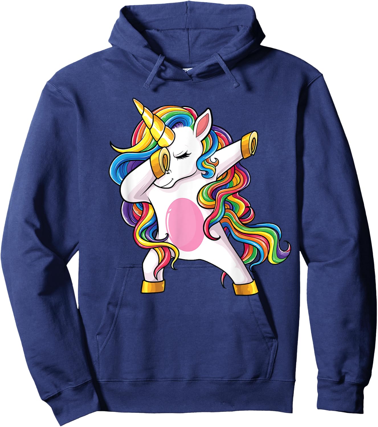 Dabbing Unicorn Shirt Dab Unicorns Girls Kids Women Hoodie - Hoodie | Navy