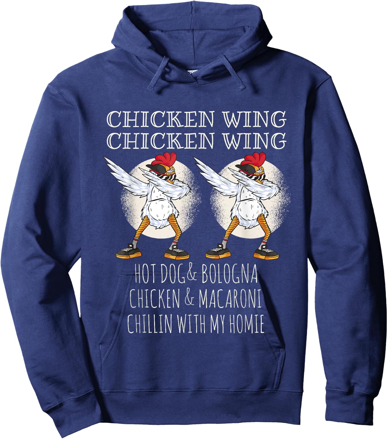 Chicken Wing Chicken Wing fun kids Hoodie - Hoodie | Navy