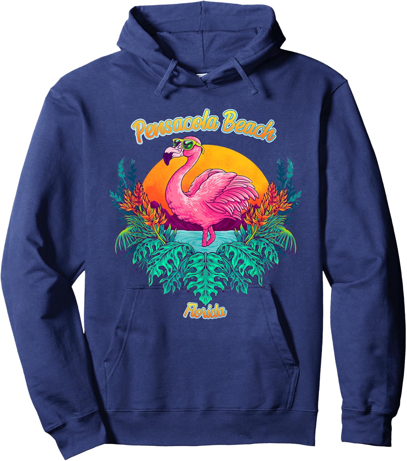 Pensacola Beach Souvenir - Florida Reminder Women Kids Hoodie - Hoodie | Navy
