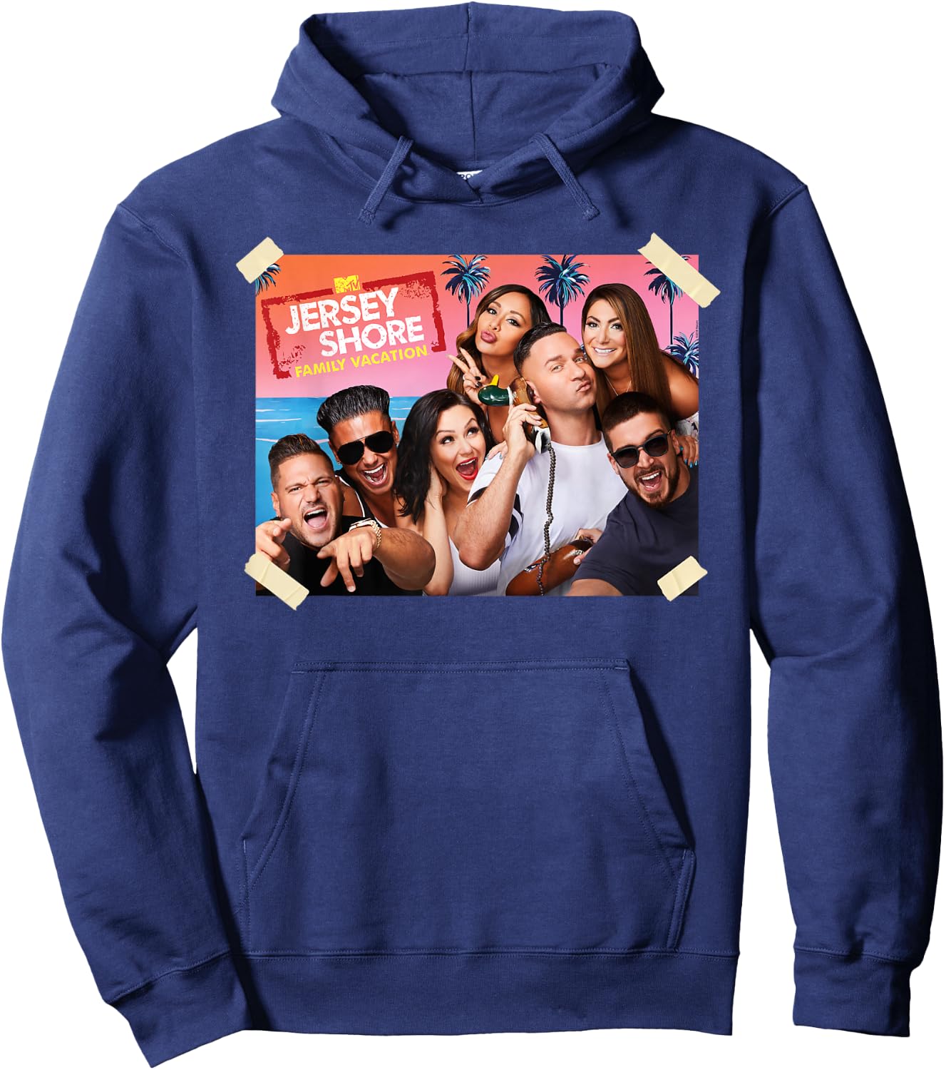 MTV - Jersey Shore Jersey Snapshot Hoodie - Hoodie | Navy