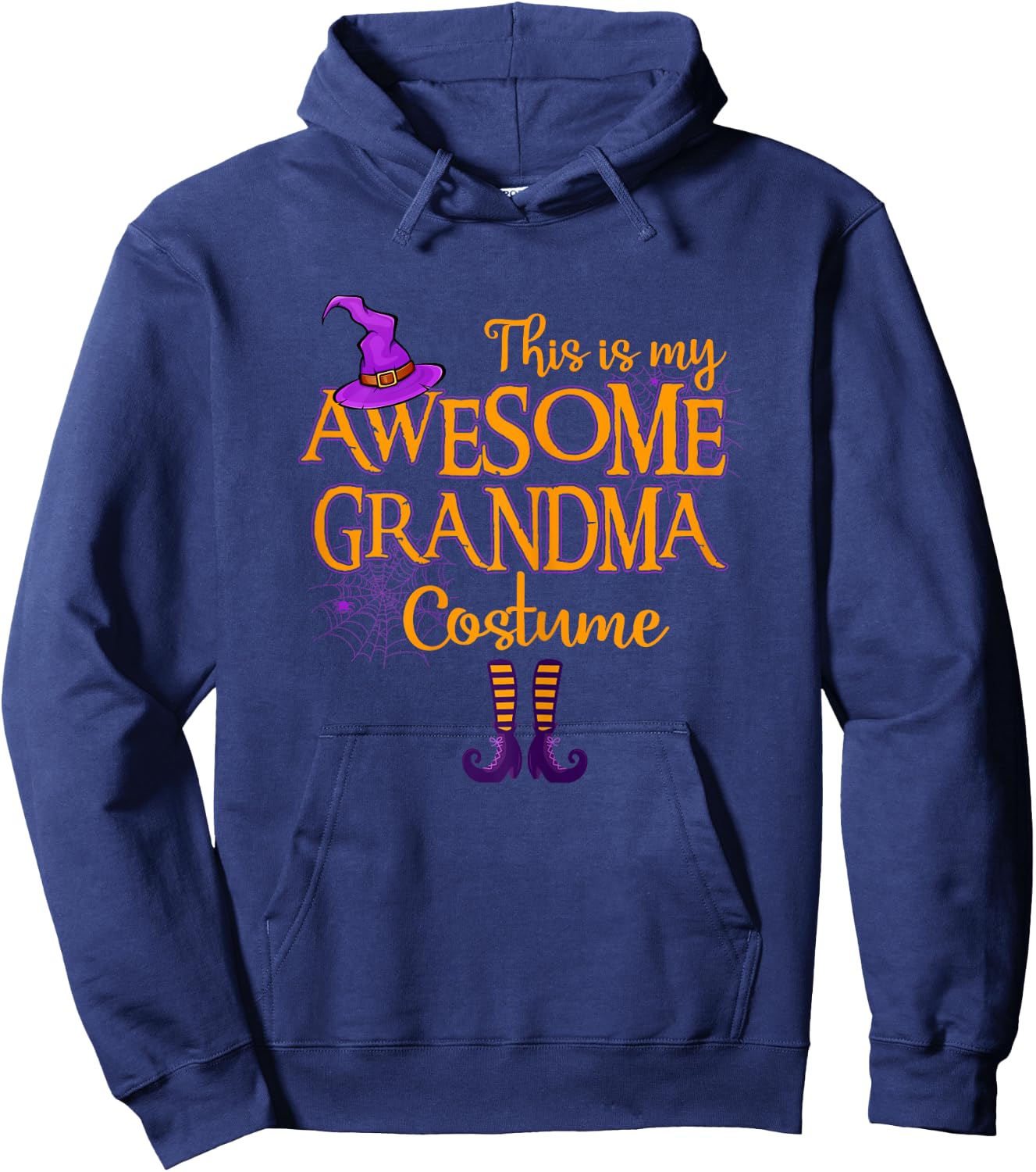 Grandma Costume Gift - This is My Awesome Grandma Costume Hoodie - Hoodie | Navy