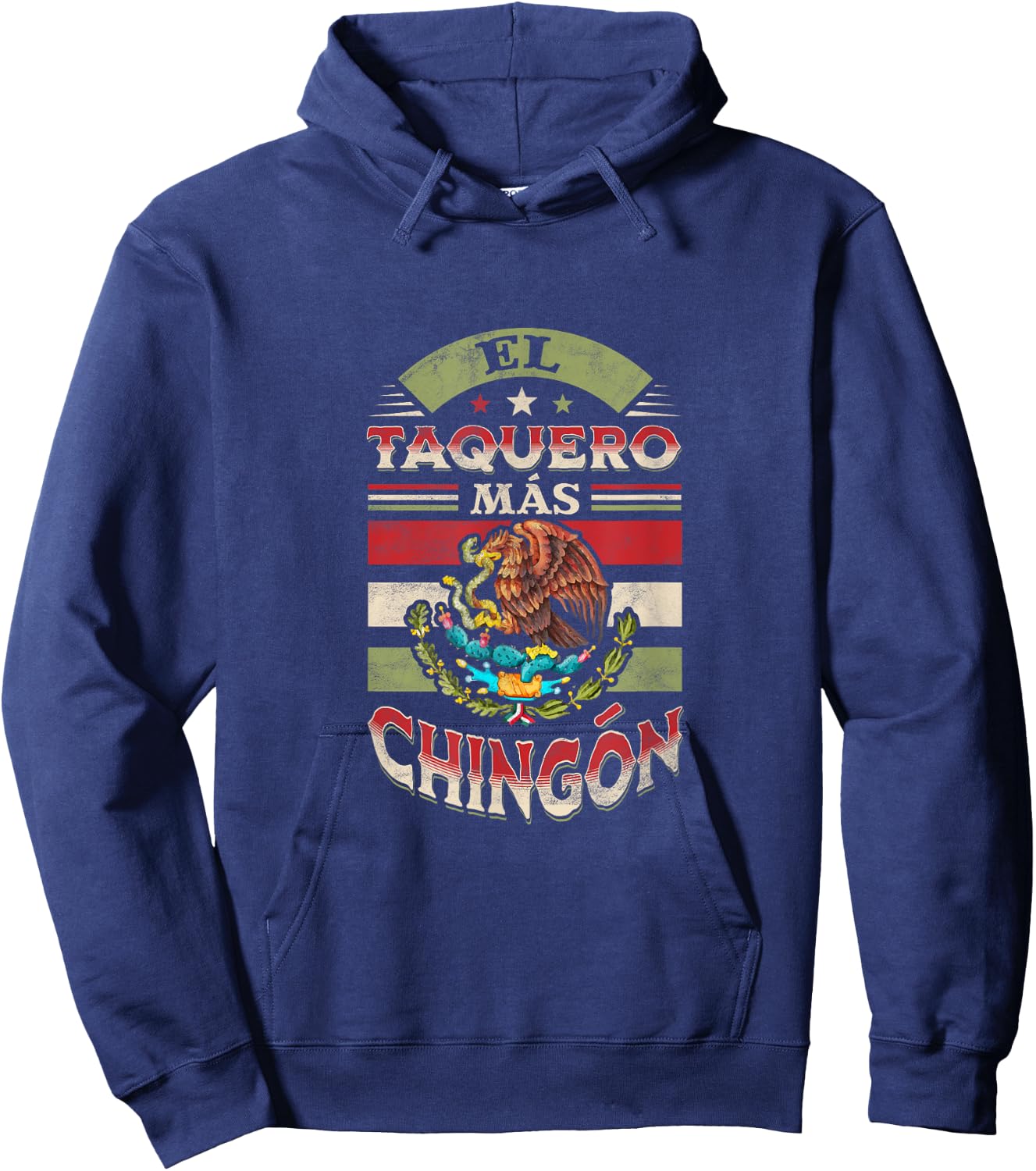 El taquero más chingón. Diseño mexicano Hoodie - Hoodie | Navy