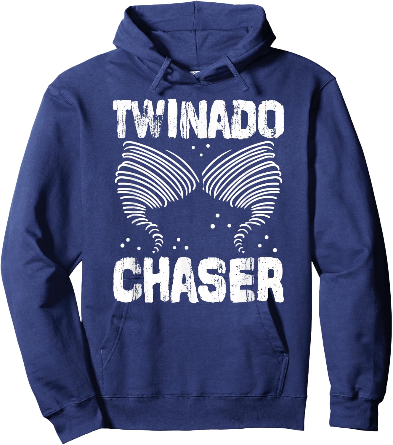 Twinado Chaser Funny Mom Dad Twin Parents Hoodie - Hoodie | Navy
