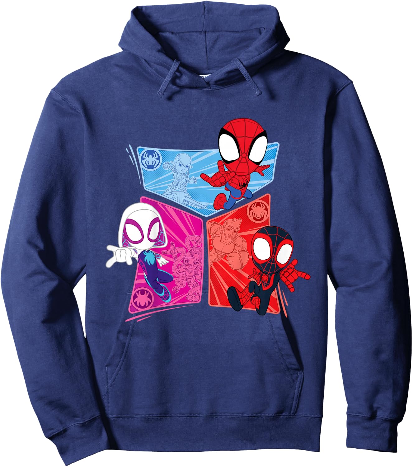 Marvel Spidey and His Amazing Friends Heroes and Foes Hoodie - Hoodie | Navy
