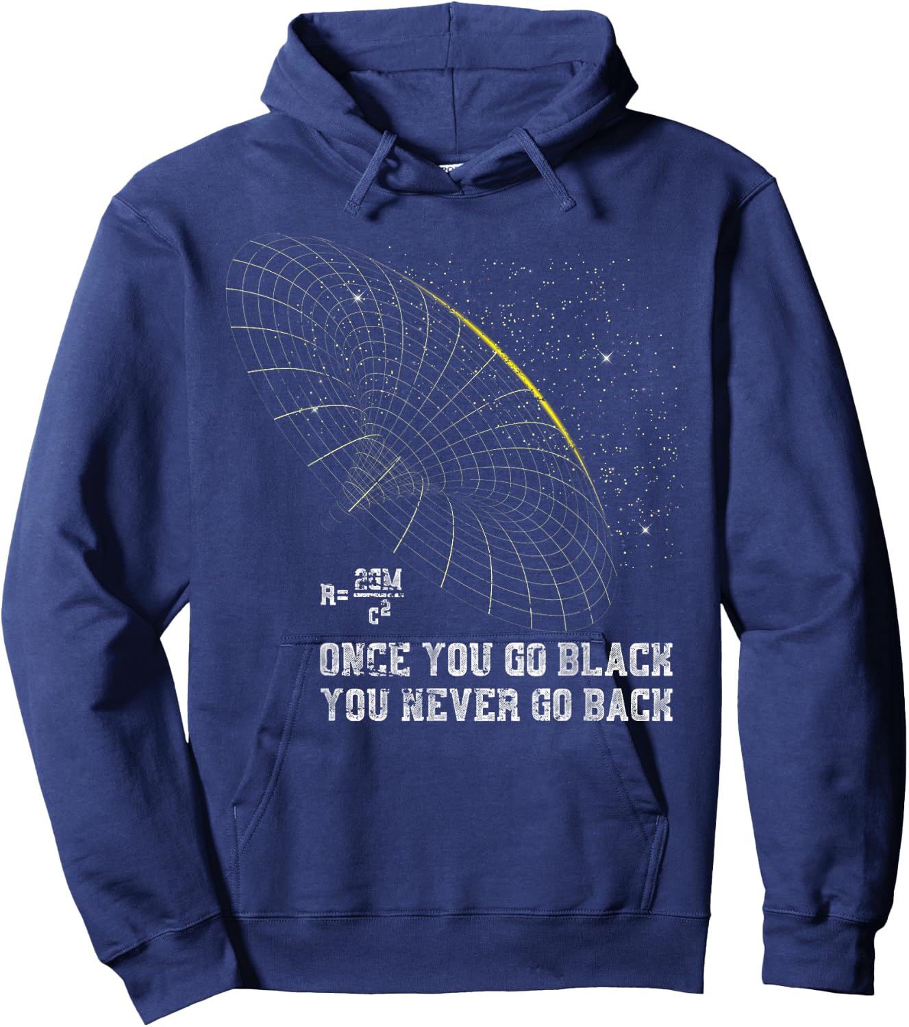 Funny Black Hole Physicist Gift Physics Hoodie - Hoodie | Navy