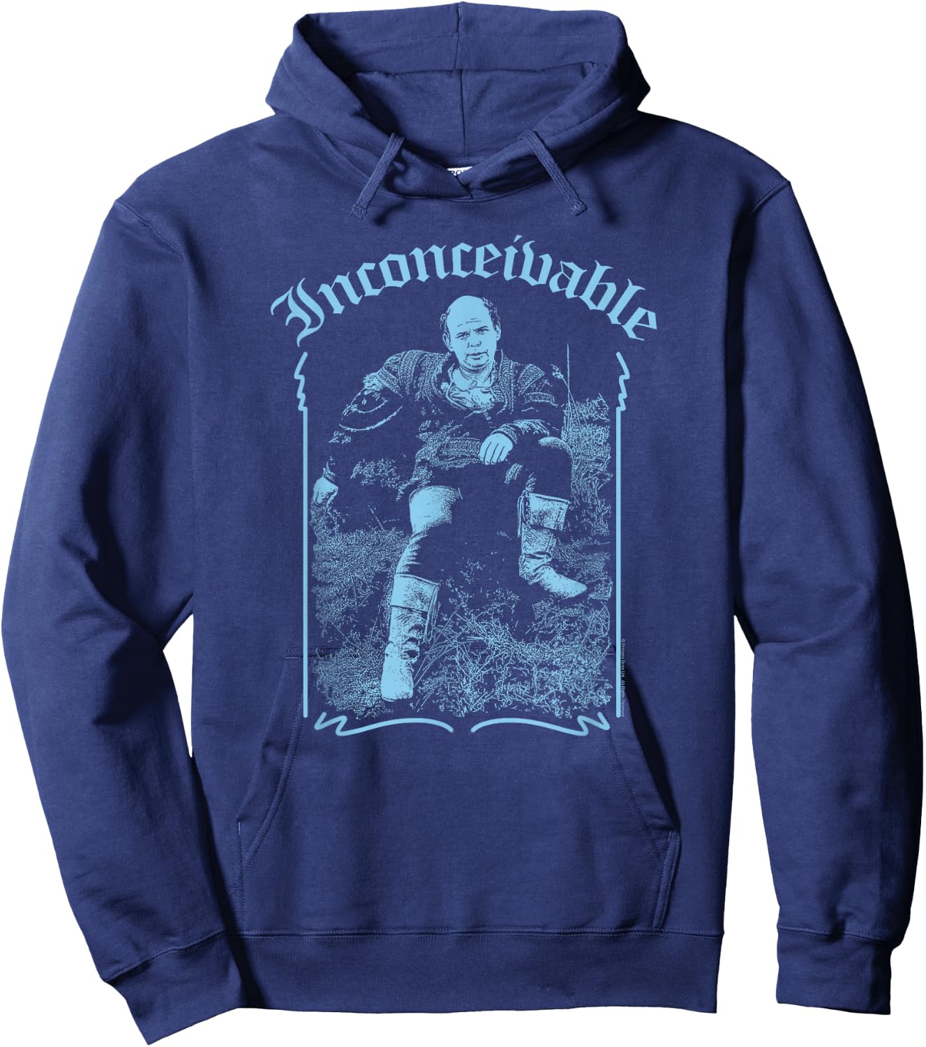 The Princess Bride Vizzini Inconceivable One Color Hoodie - Hoodie | Navy