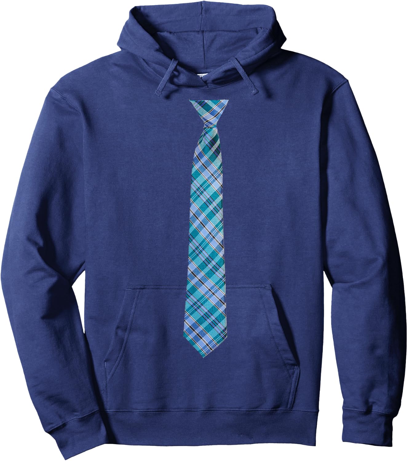 Necktie Dress for Weddings, Prom, Office, Receptions Hoodie - Hoodie | Navy