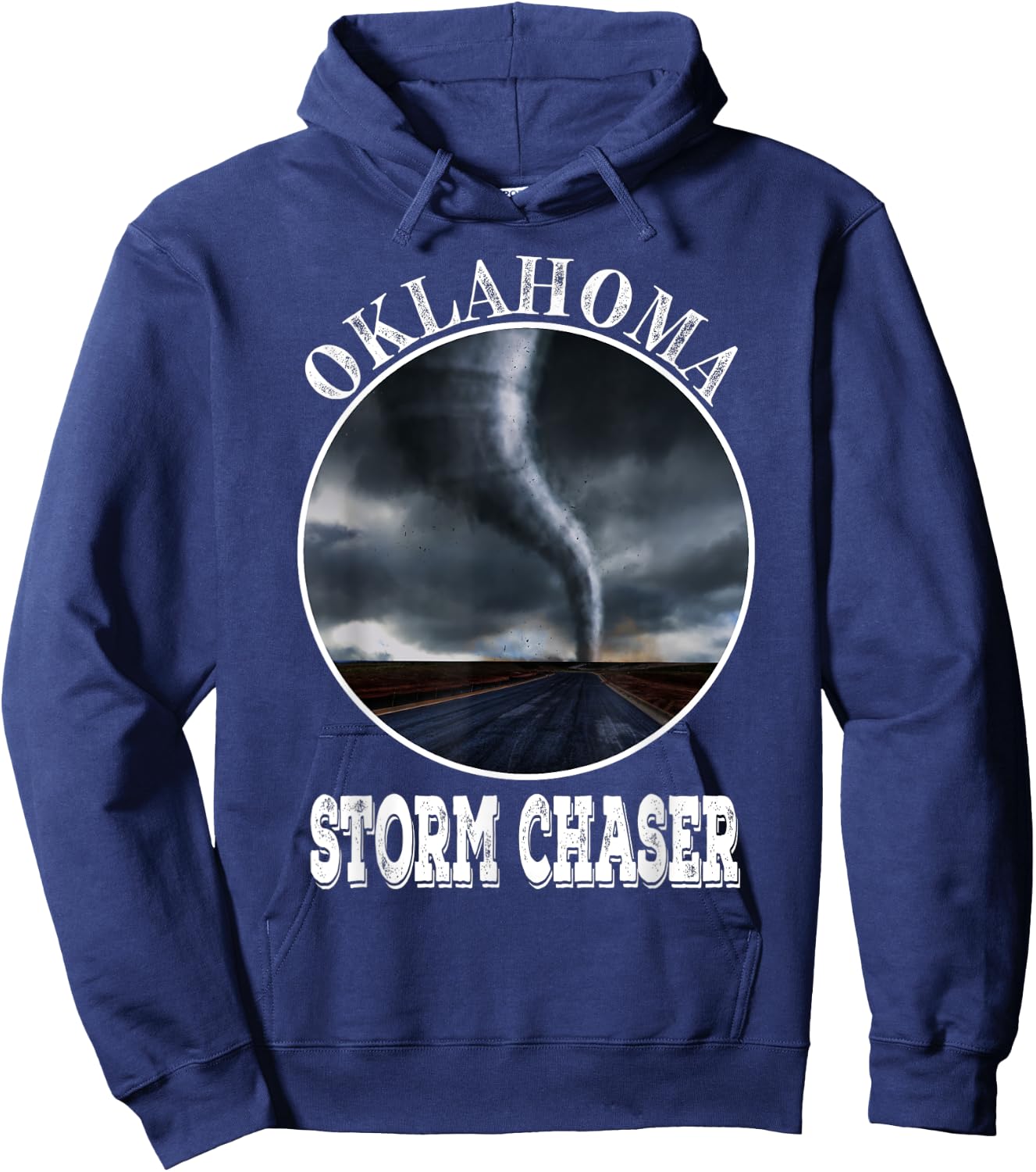Oklahoma Storm Chaser Tornado Hurricane Rain Men Women Youth Hoodie - Hoodie | Navy