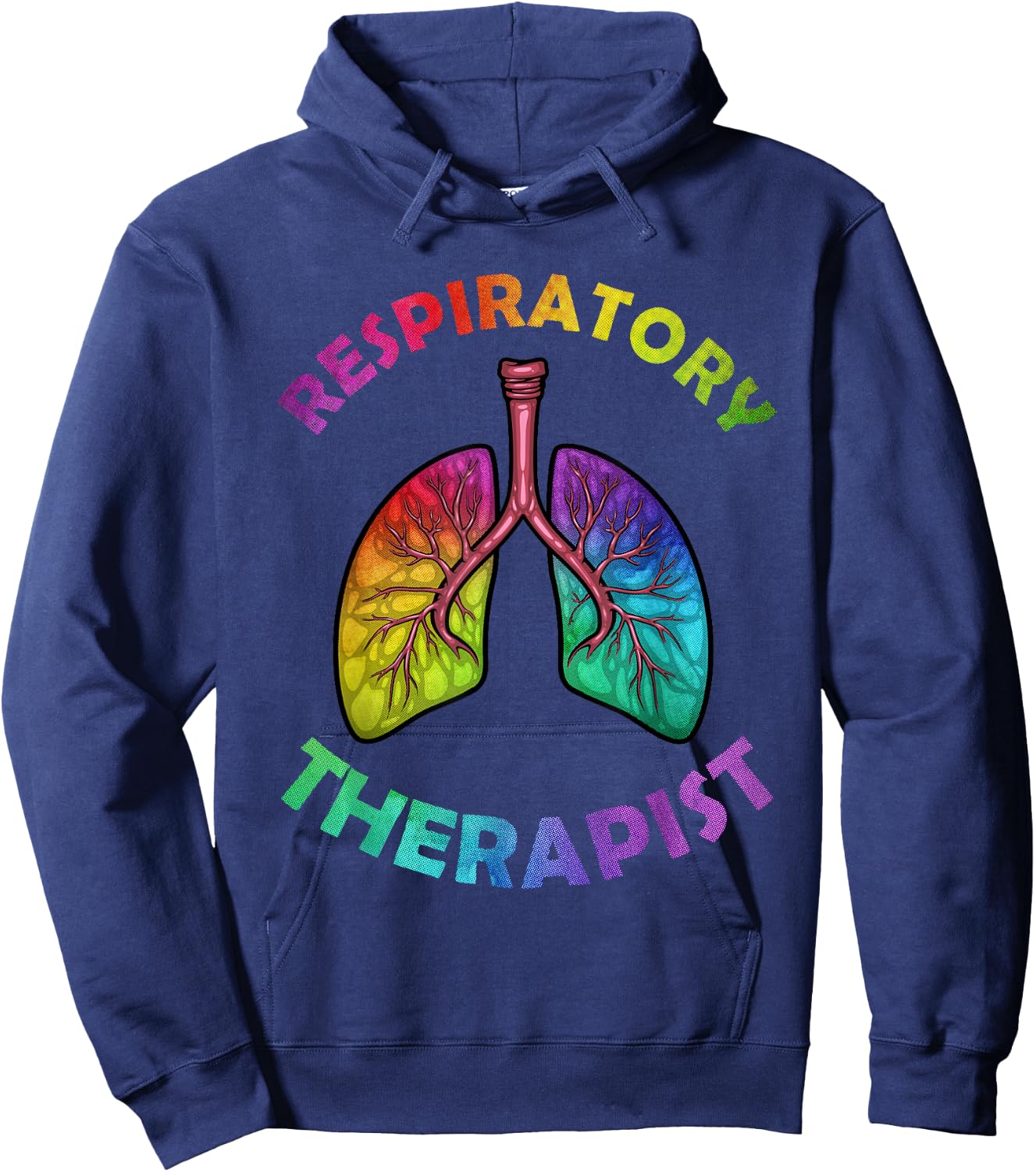Cool Respiratory Therapy Women Care Lung Doctor RT Hoodie - Hoodie | Navy