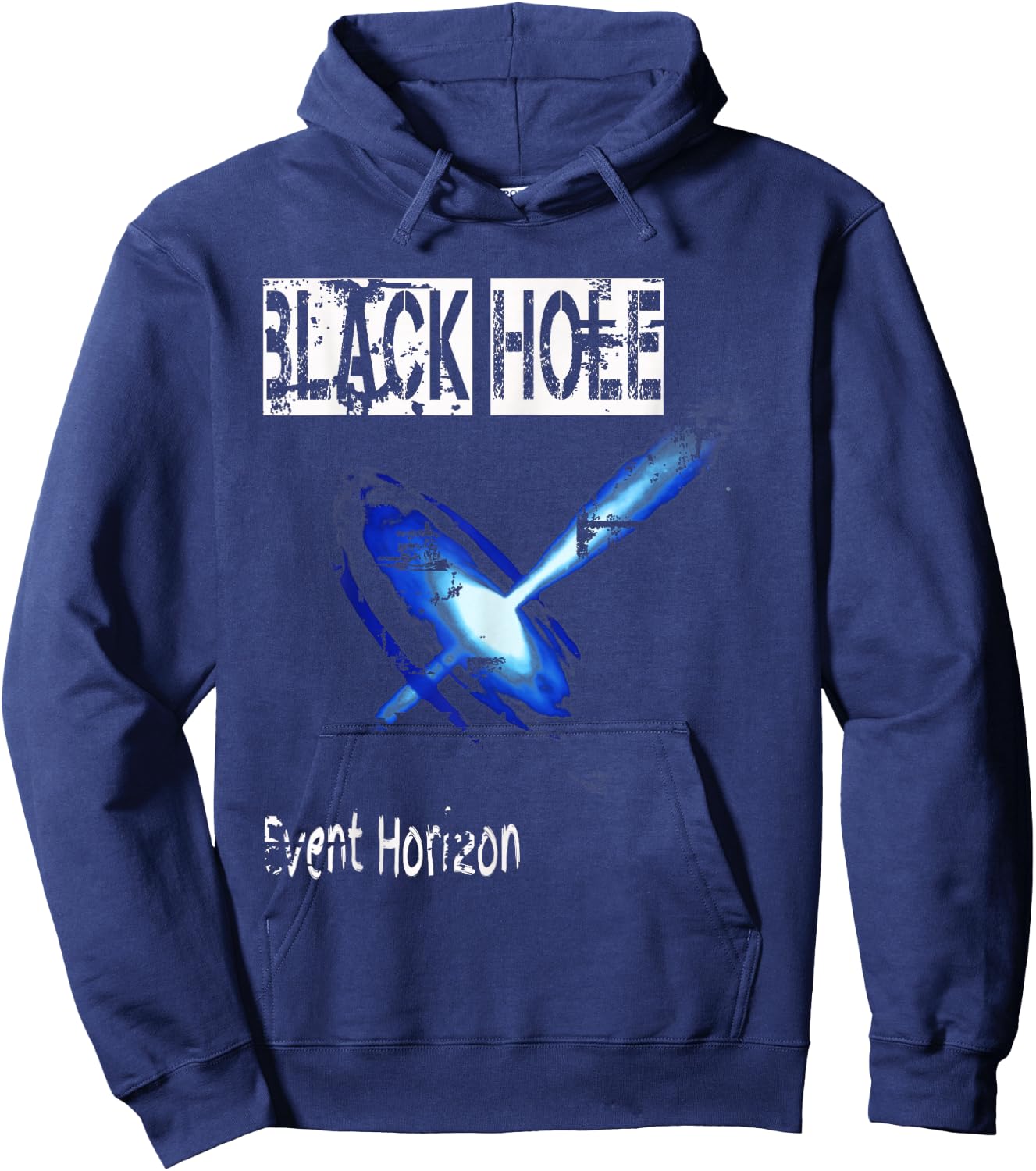 Black Hole Event Horizon T Shirt Hoodie - Hoodie | Navy