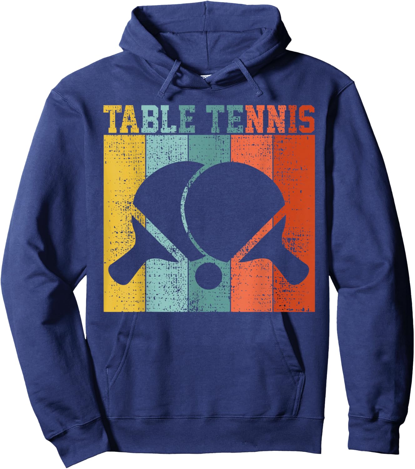 Retro Table Tennis Hoodie - Hoodie | Navy