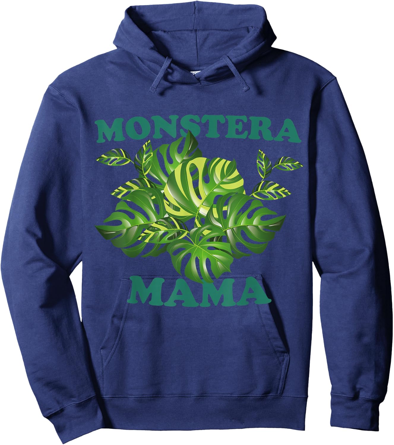 Monstera Mama Hoodie - Hoodie | Navy
