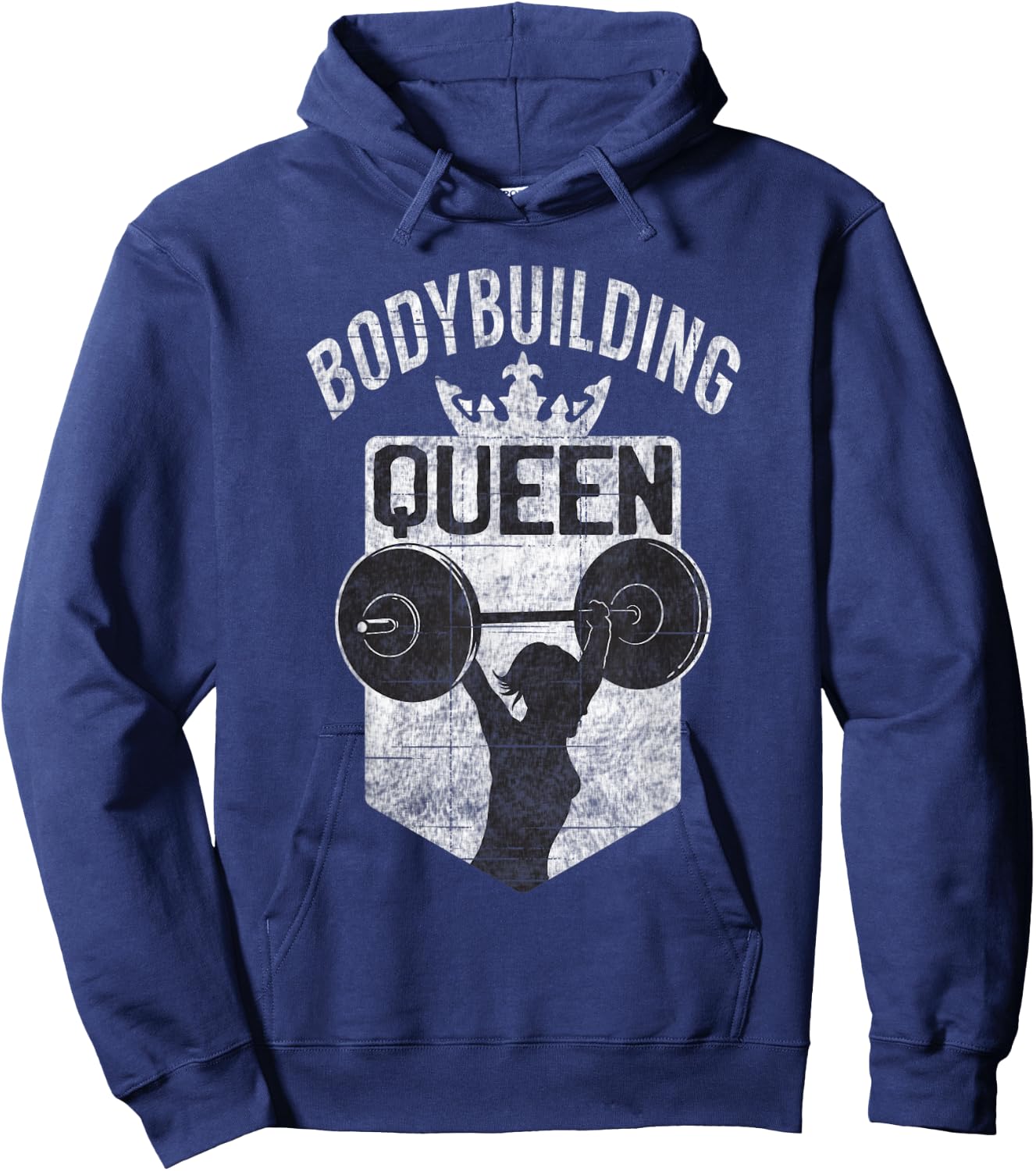 Bodybuilding Queen Gym Workout Women Bodybuilding Hoodie - Hoodie | Navy