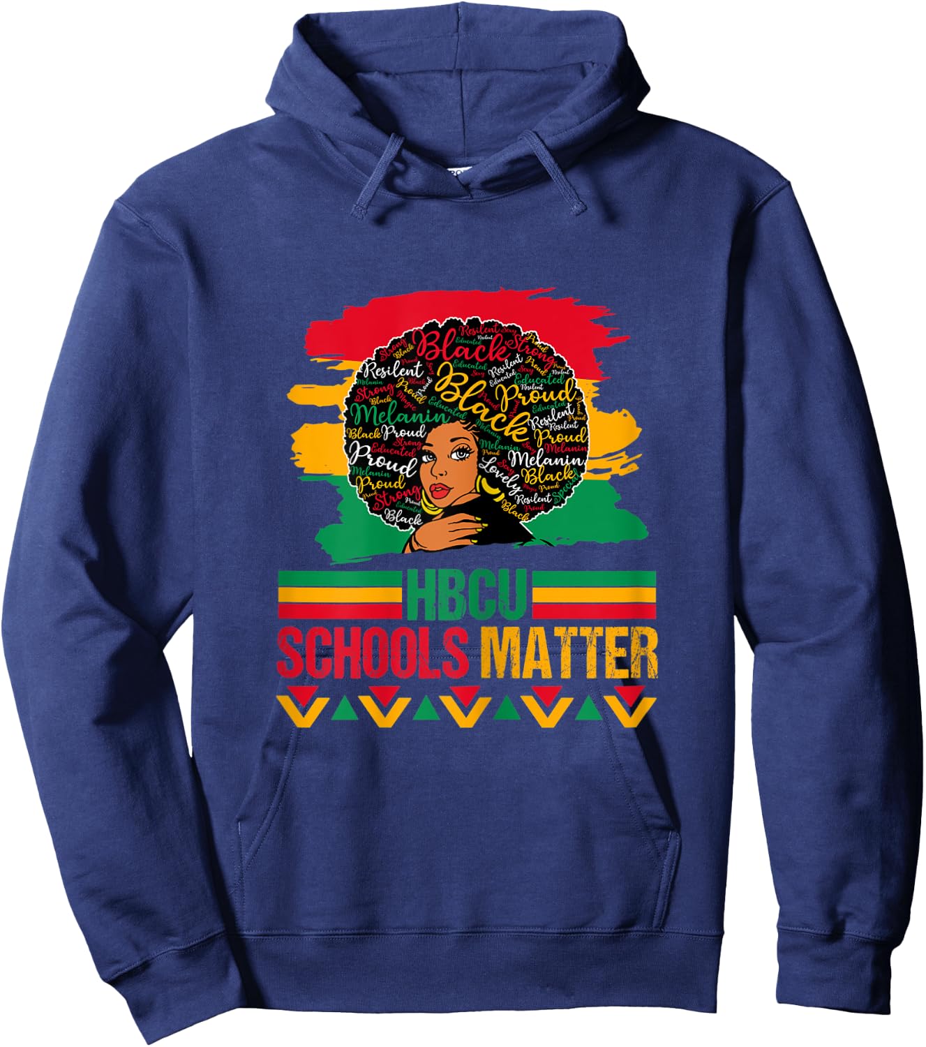 HBCU Schools Matter Historical Black College Alumni Hoodie - Hoodie | Navy