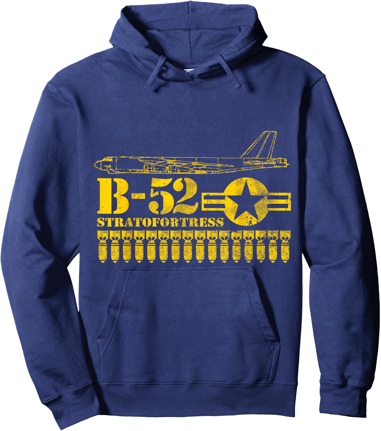 B-52 Stratofortress Air Force Bomber Hoodie - Hoodie | Navy
