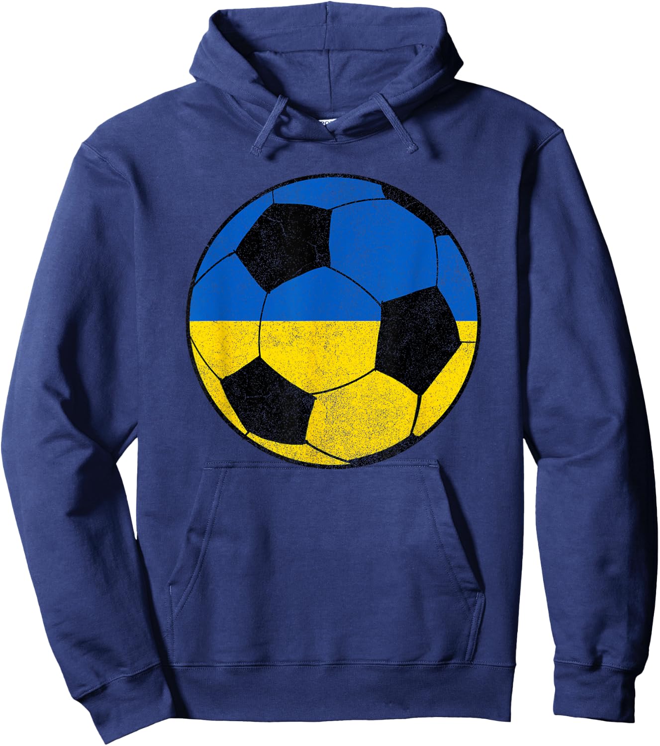 Vintage Soccer Shirts, Men Kid Boy Soccer Jersey Ukraine Hoodie - Hoodie | Navy