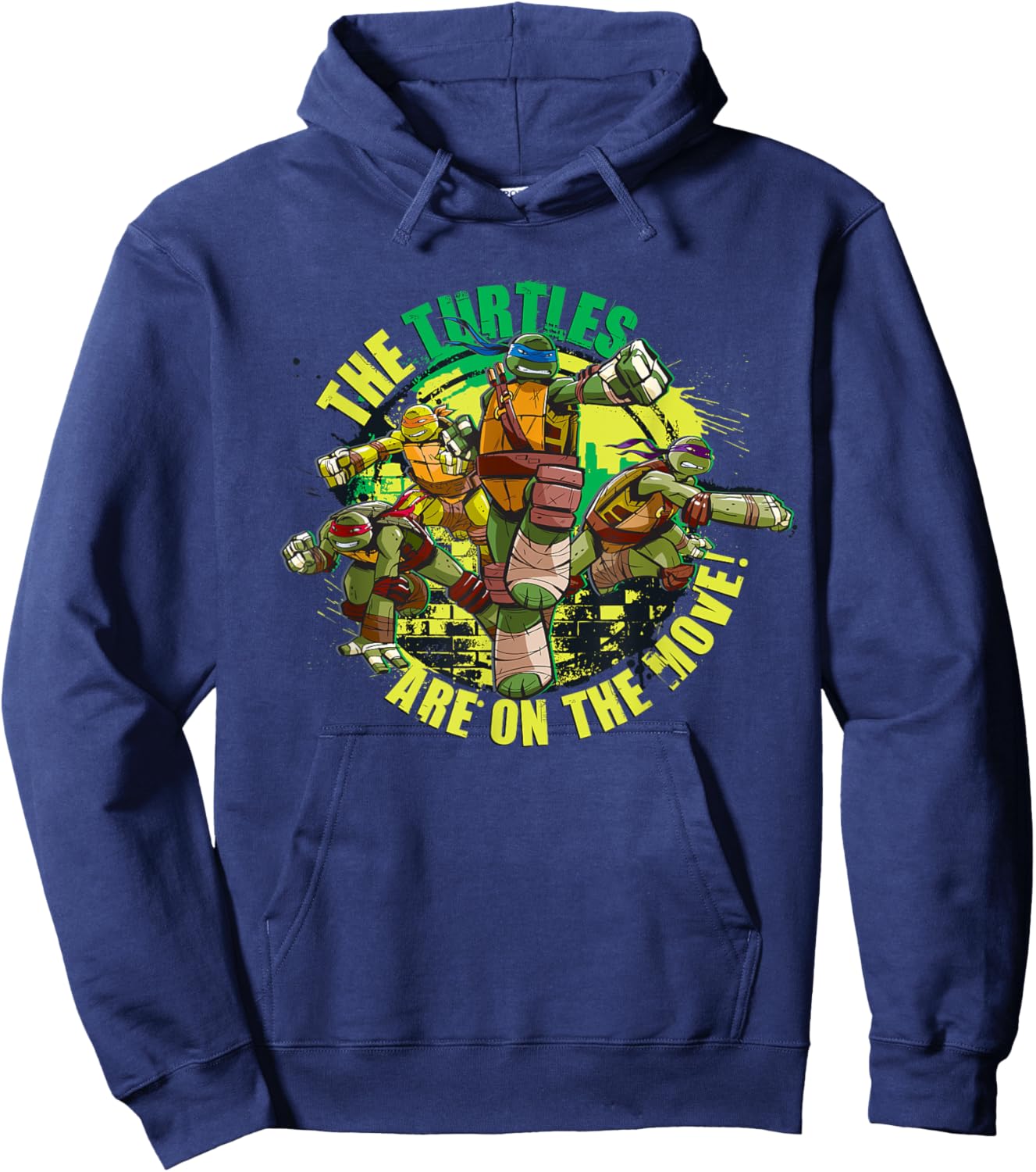 Teenage Mutant Ninja Turtles Gang Move Hoodie - Hoodie | Navy