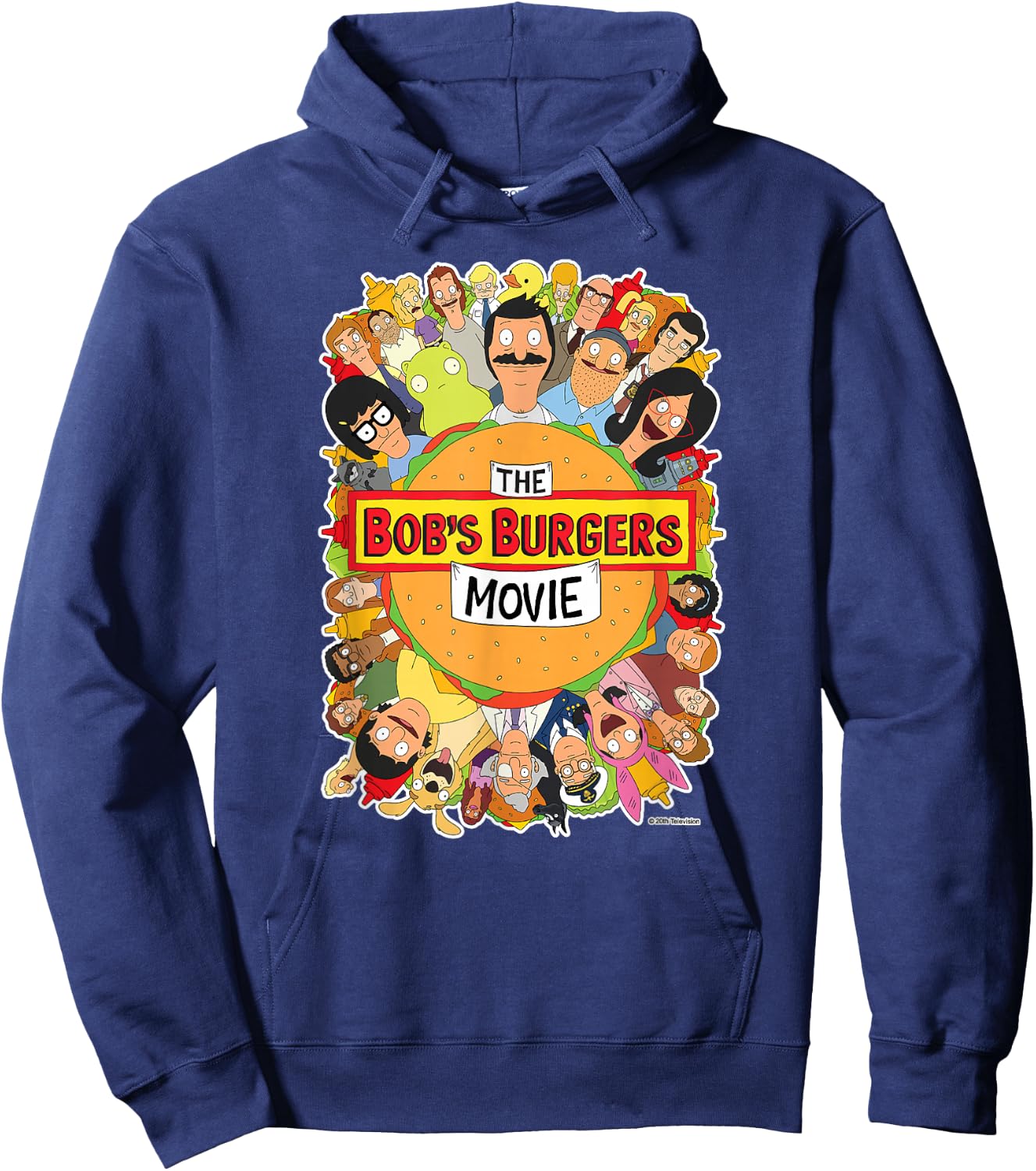 The Bob’s Burgers Movie Poster Hoodie - Hoodie | Navy