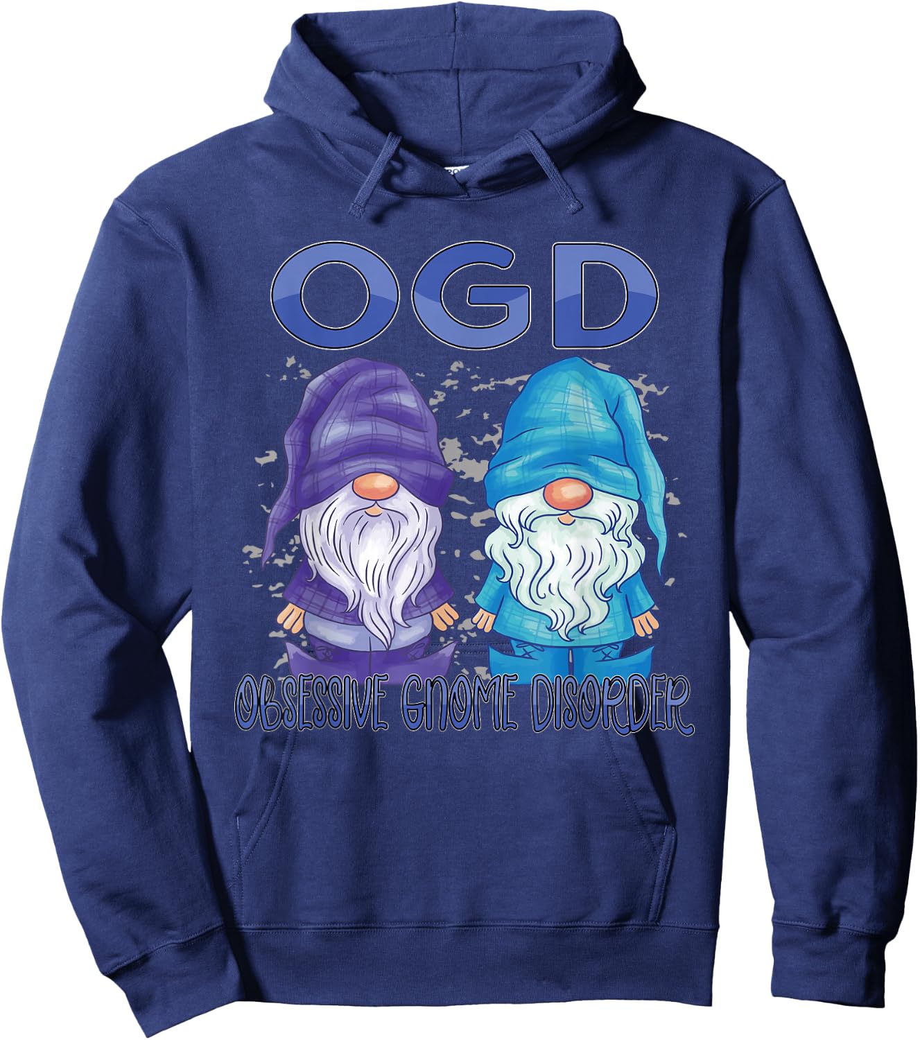 Garden Gnomes Gnome Lover Funny Gnome Gardening Small Hoodie - Hoodie | Navy