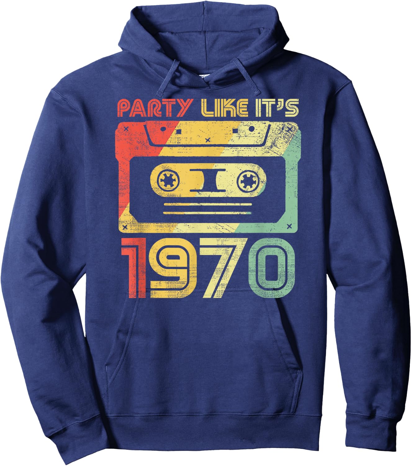 Party Like It's 1970 Retro 70s Party Outfit Costume Hoodie - Hoodie | Navy