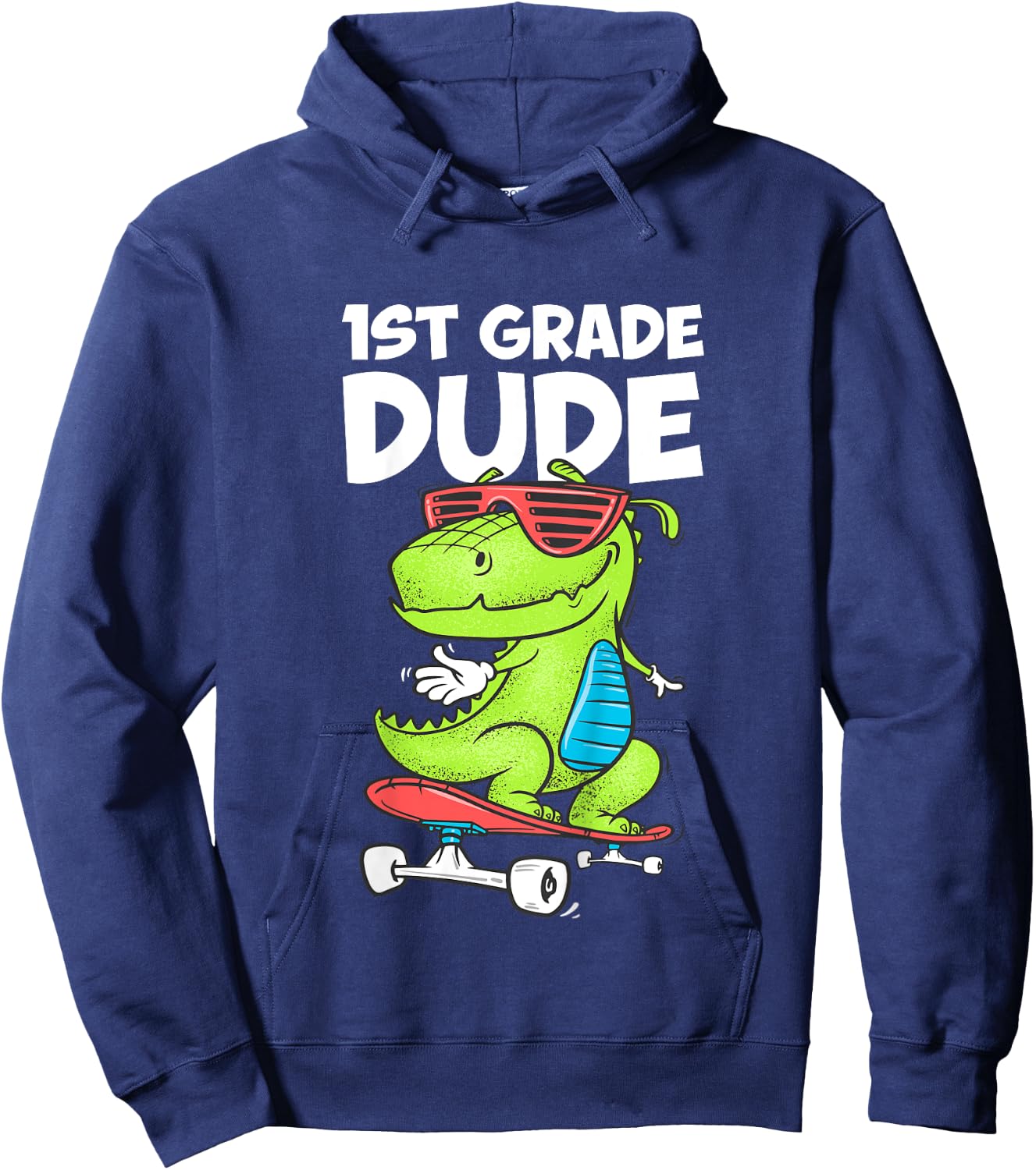 1st Grade Dude Shirt First Grade Boy Girl Back To School Hoodie - Hoodie | Navy