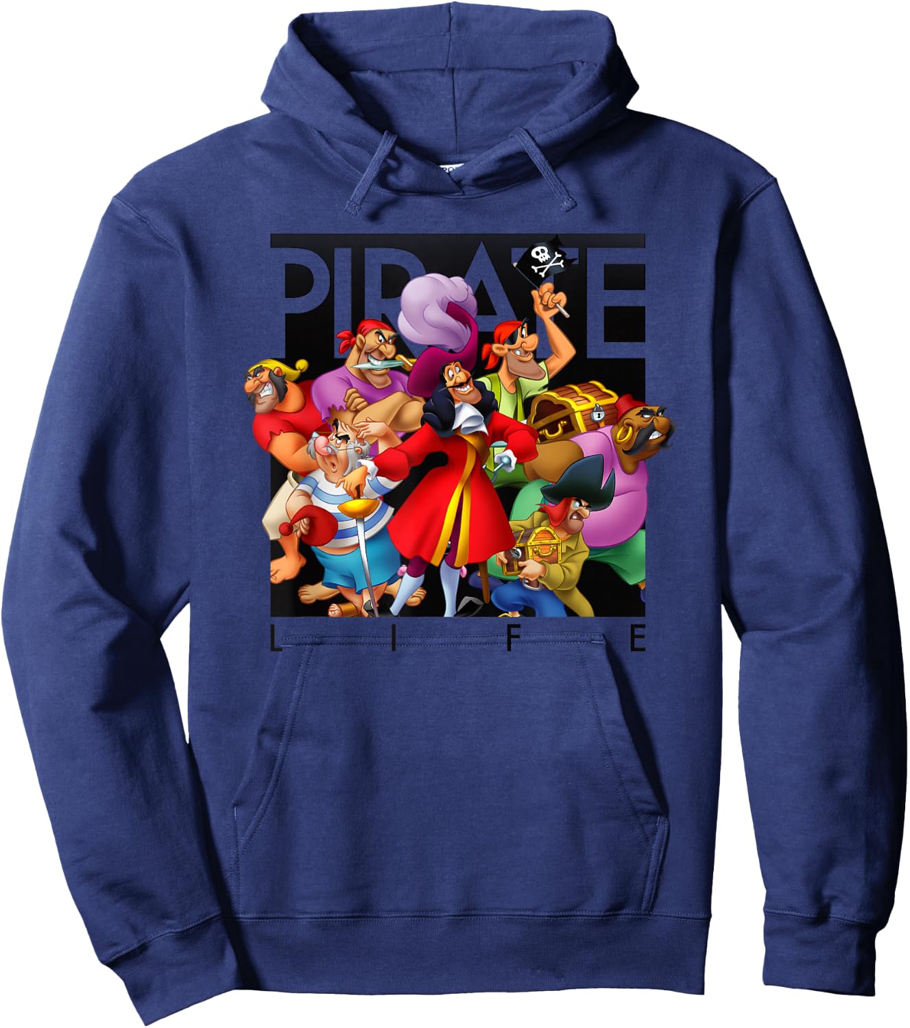 Peter Pan - Captain Hook Pirate Life Hoodie - Hoodie | Navy