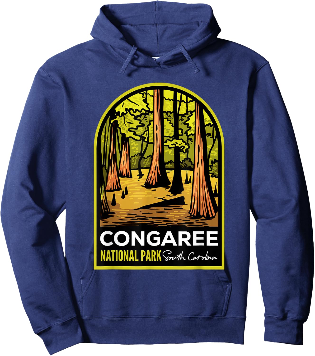 Congaree National Park SC Hoodie - Hoodie | Navy