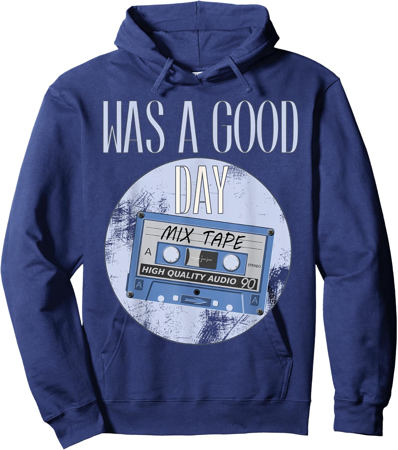 WAS A GOOD DAY west coast rappers HIP HOP old school fashion Hoodie - Hoodie | Navy