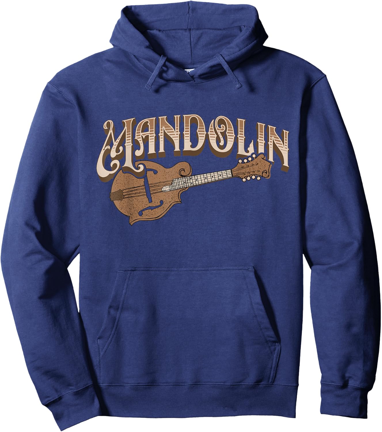 Mandolin - Bluegrass Folk Music Mandolin Player Musicians Hoodie - Hoodie | Navy