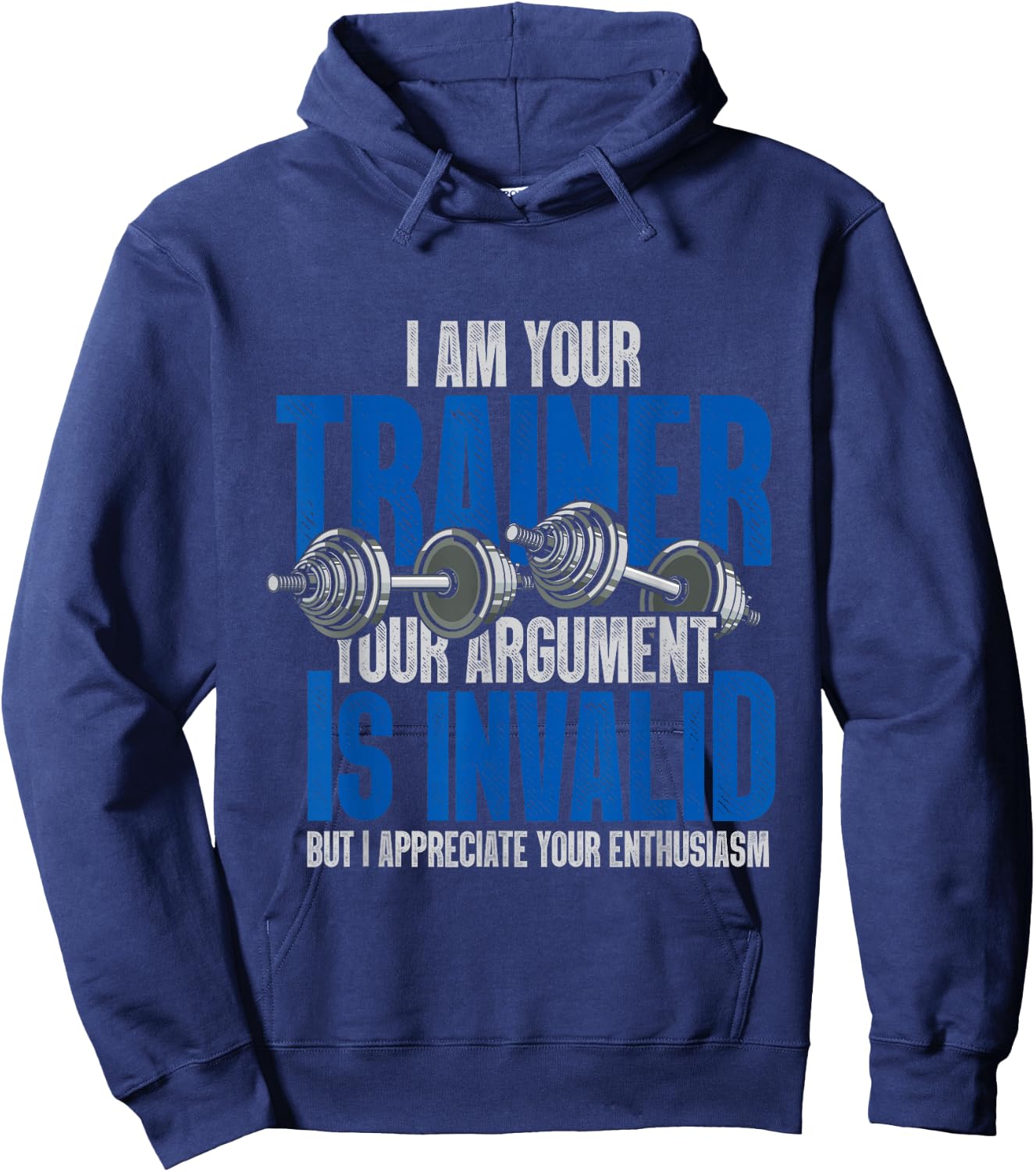Funny Fitness Trainer Gift Workout Training Personal Trainer Hoodie - Hoodie | Navy