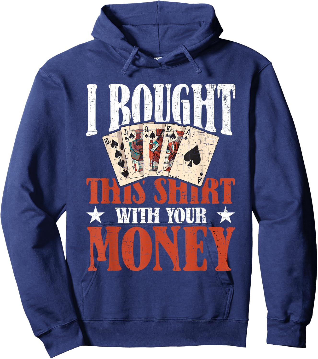 Funny Casino Poker Outfit - Poker Hoodie - Hoodie | Navy
