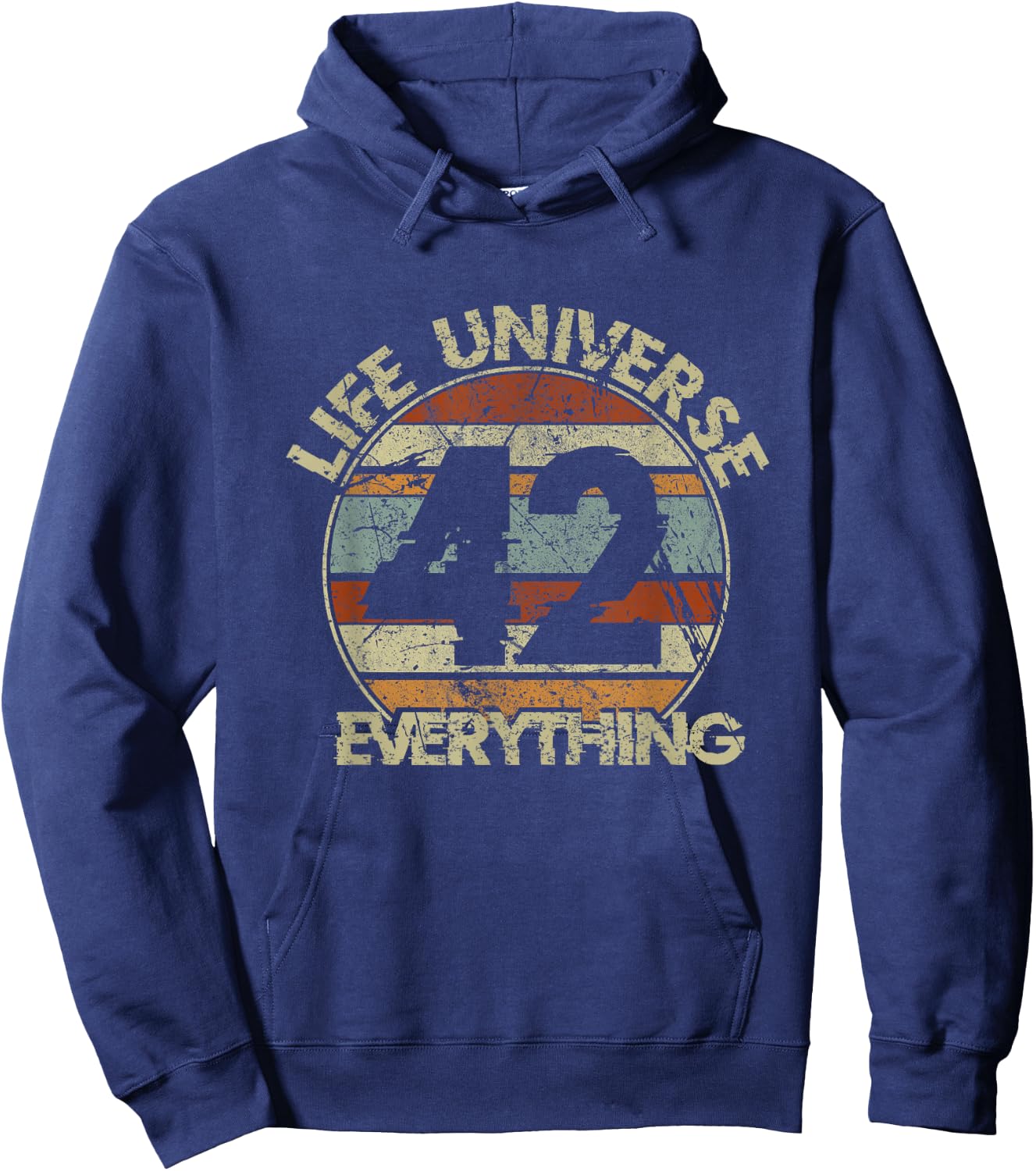 The 42 Answer to Life The Universe and Everything Hoodie - Hoodie | Navy