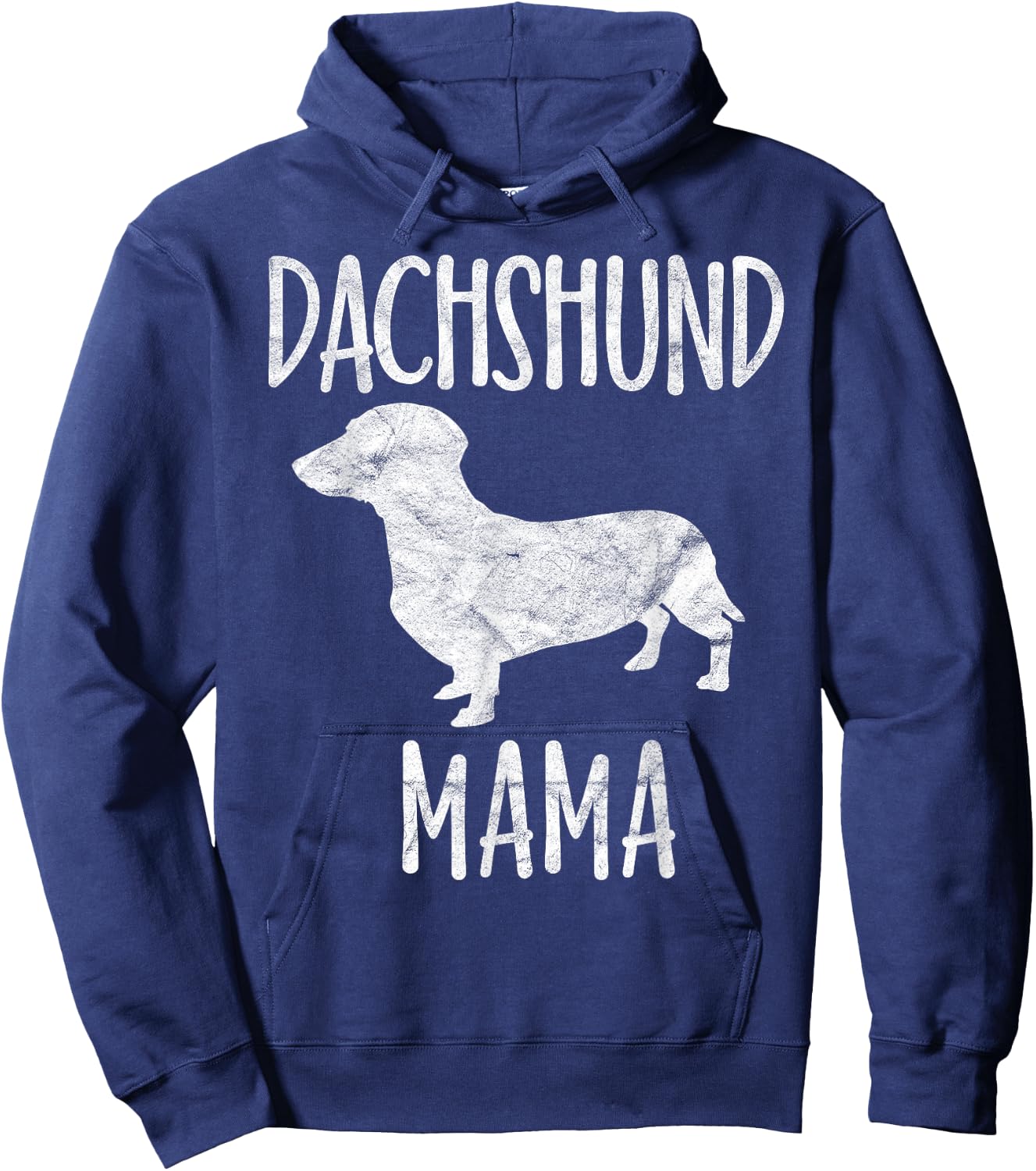 Vintage Dachshund Mama Gift Doxie Mom Pet Dog Owner Mother Hoodie - Hoodie | Navy