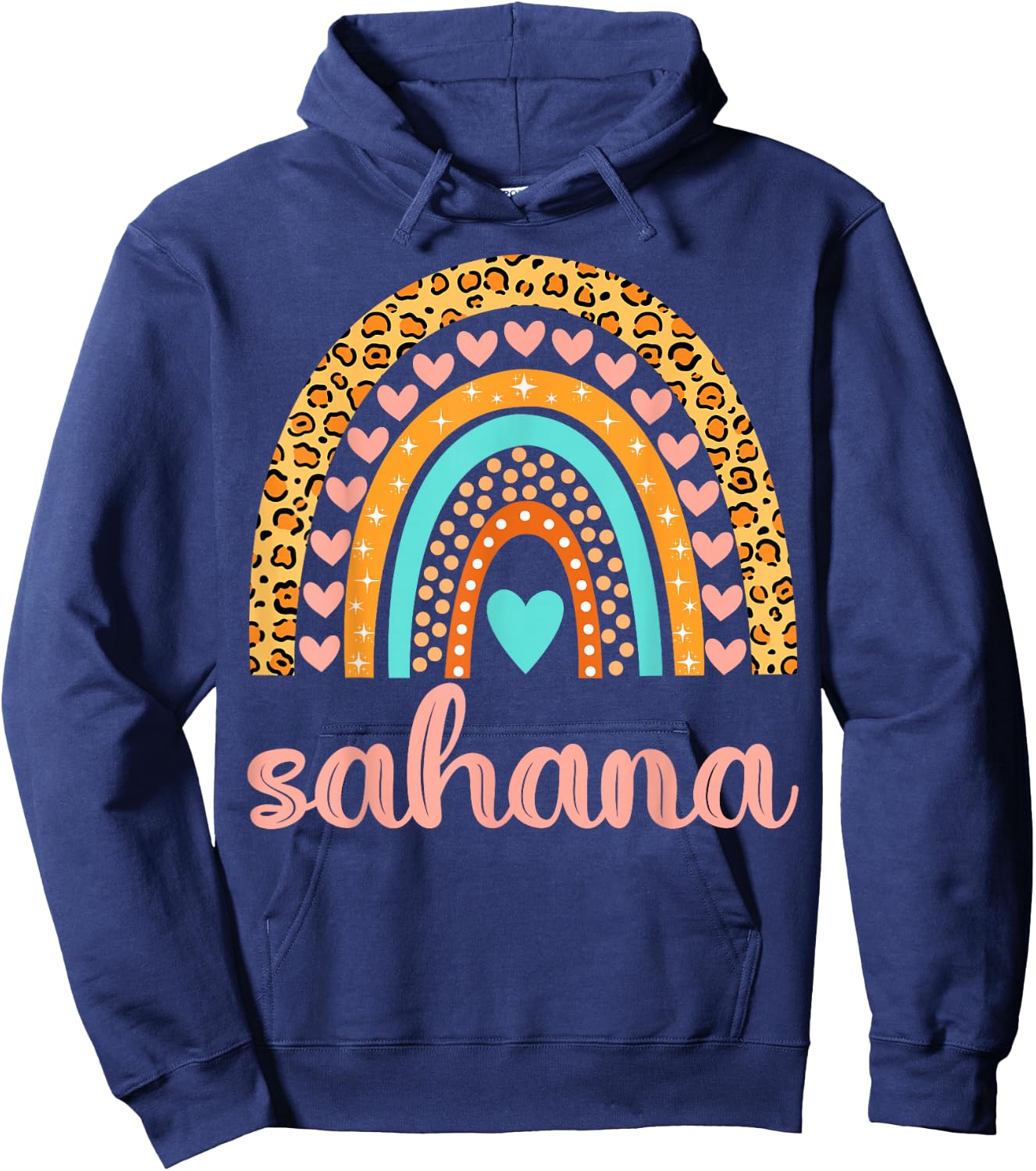 Sahana Sahana Name Birthday Shirt Gift Hoodie - Hoodie | Navy