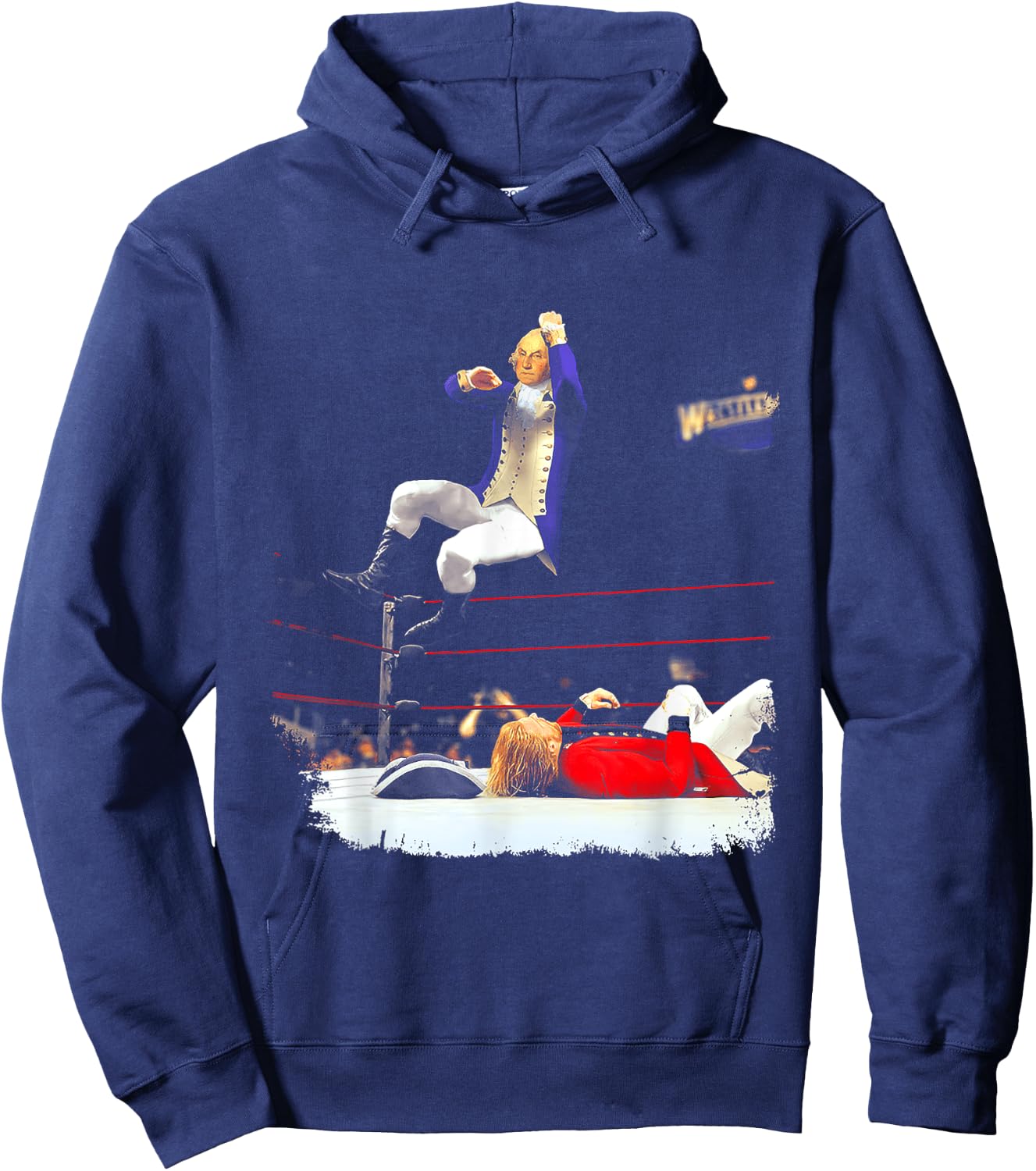 George Washington Wrestling Hoodie - Hoodie | Navy