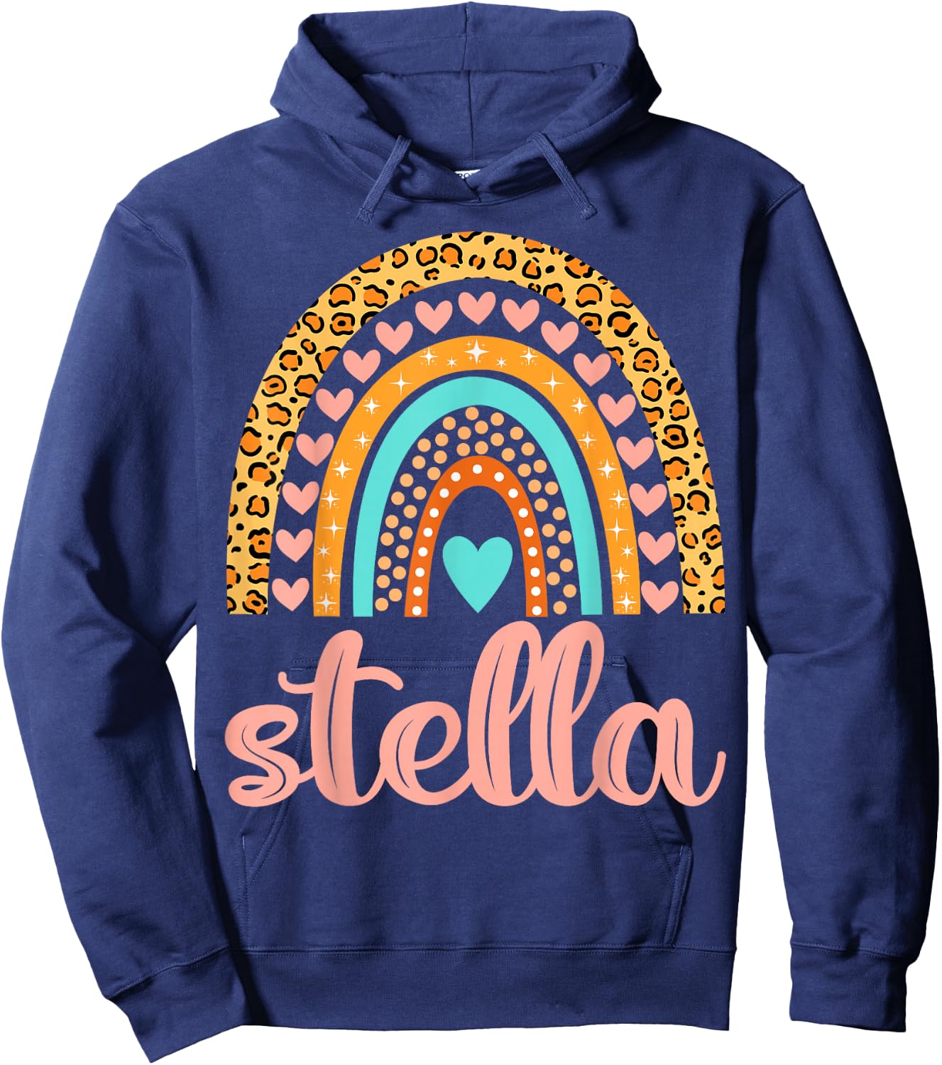 Stella Stella Name Birthday Shirt Gift Hoodie - Hoodie | Navy